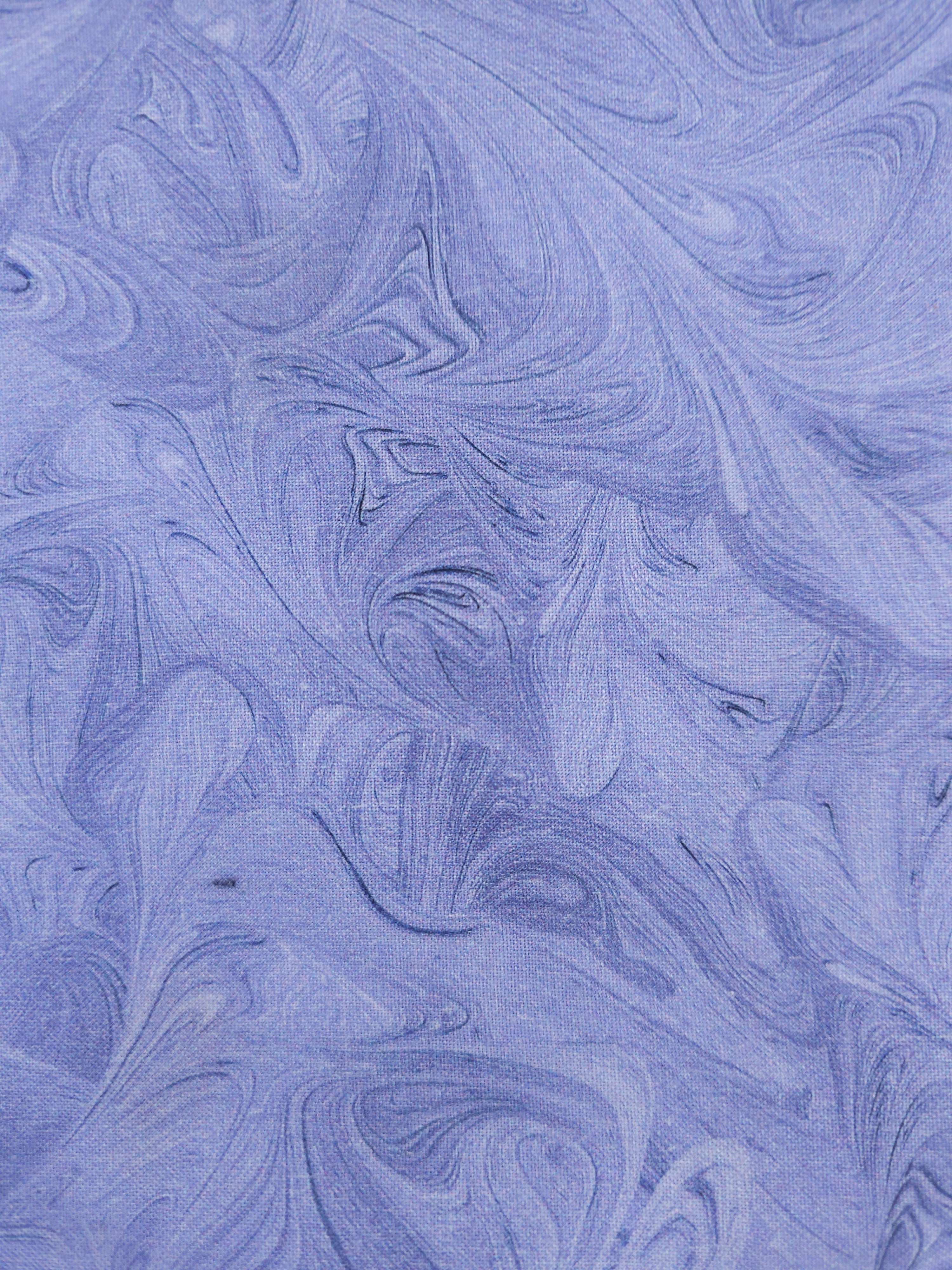 Lavender Marble Swirls Cotton (Defect) - 4.2m Piece