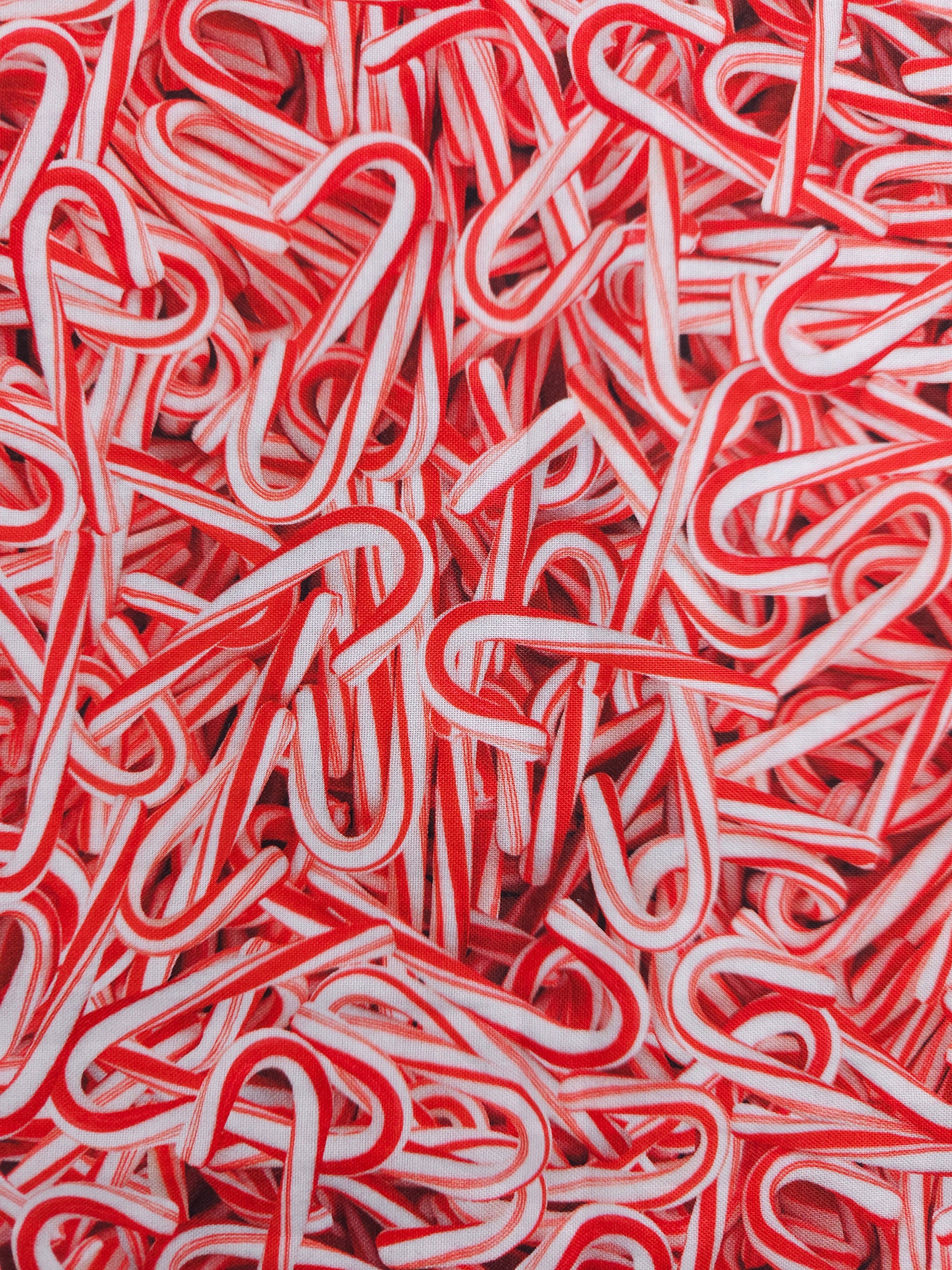 Candy Cane Land Cotton - 1.1m Piece