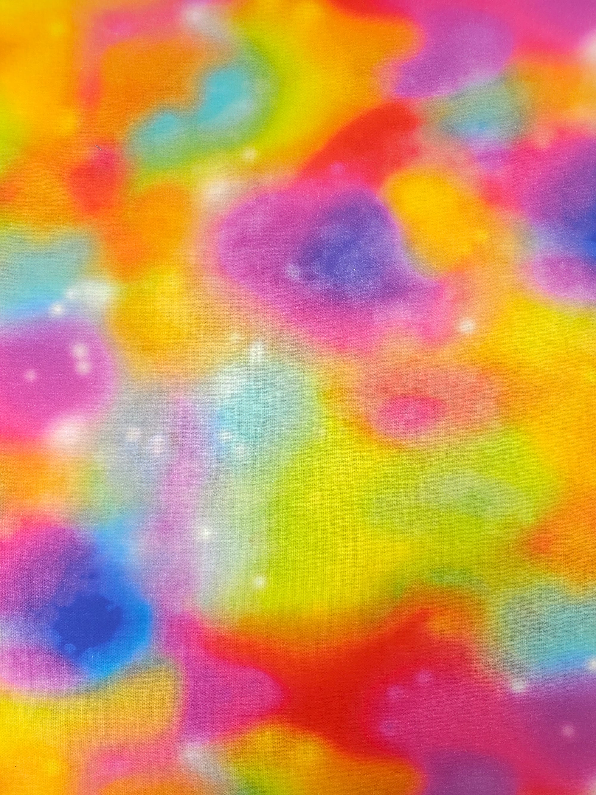 Rainbow Blur Spot 100% Cotton