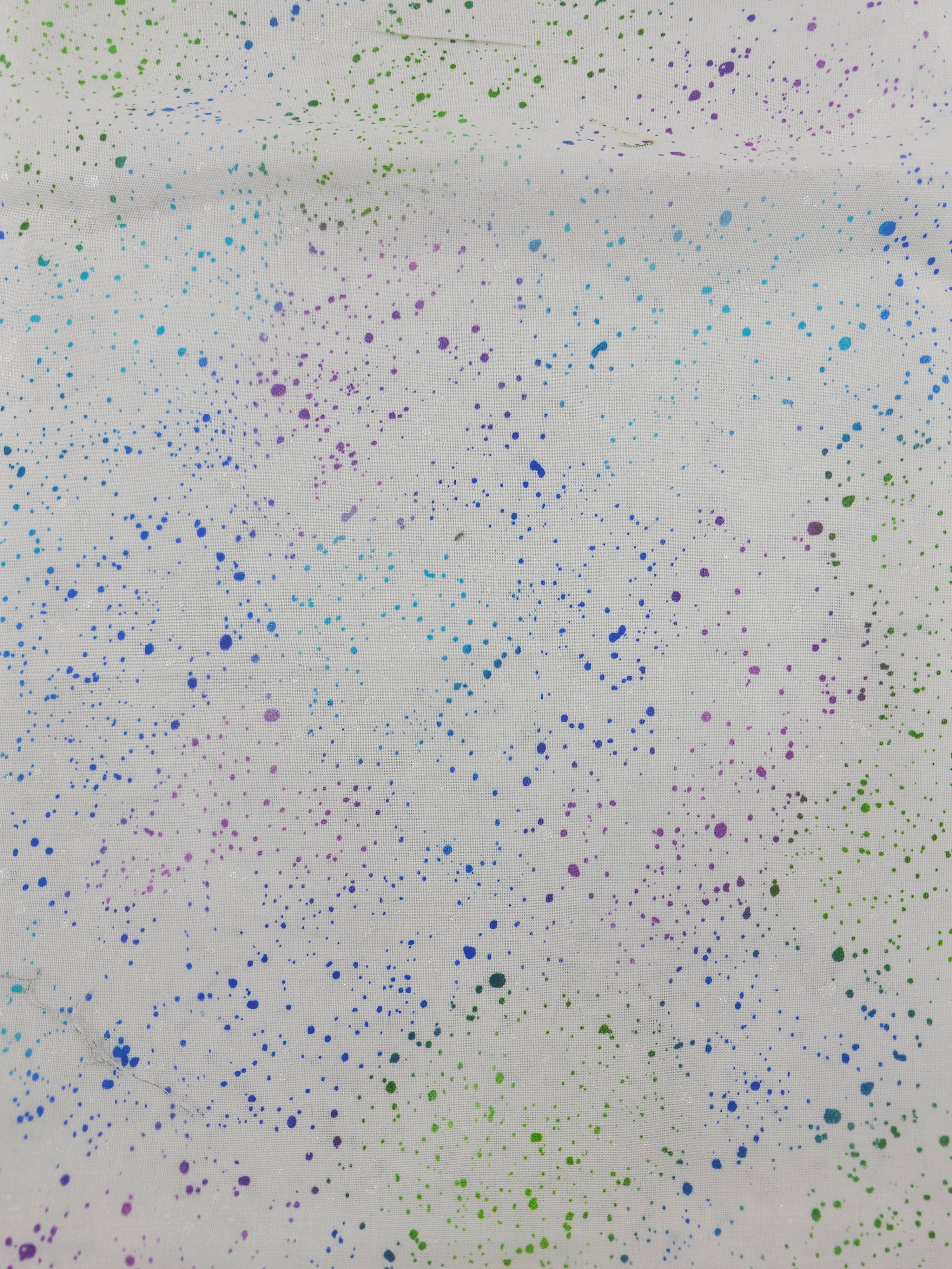 Rainbow speckle Cotton- 2m piece
