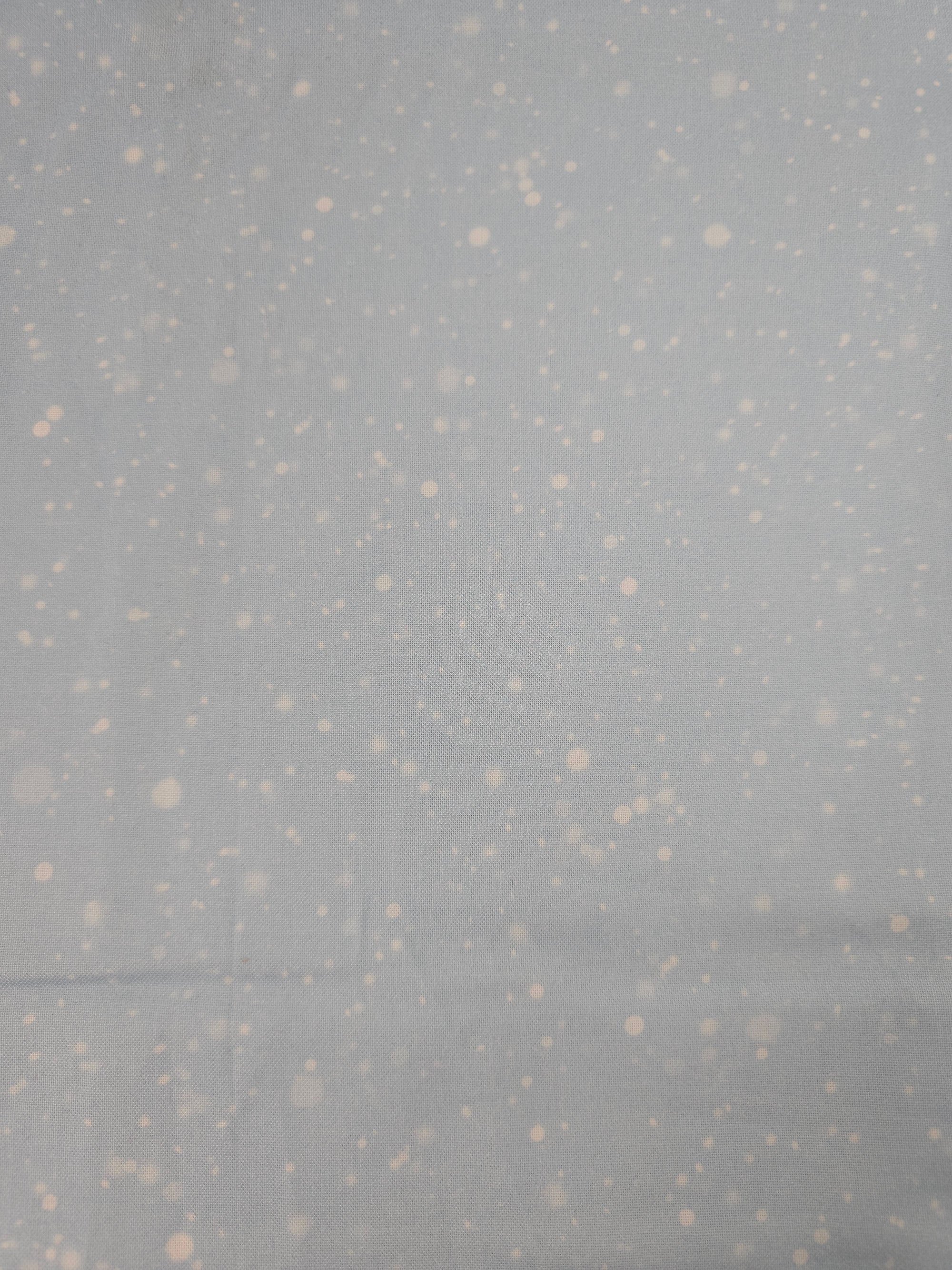 Pale Blue Speckle Spot 100% Cotton