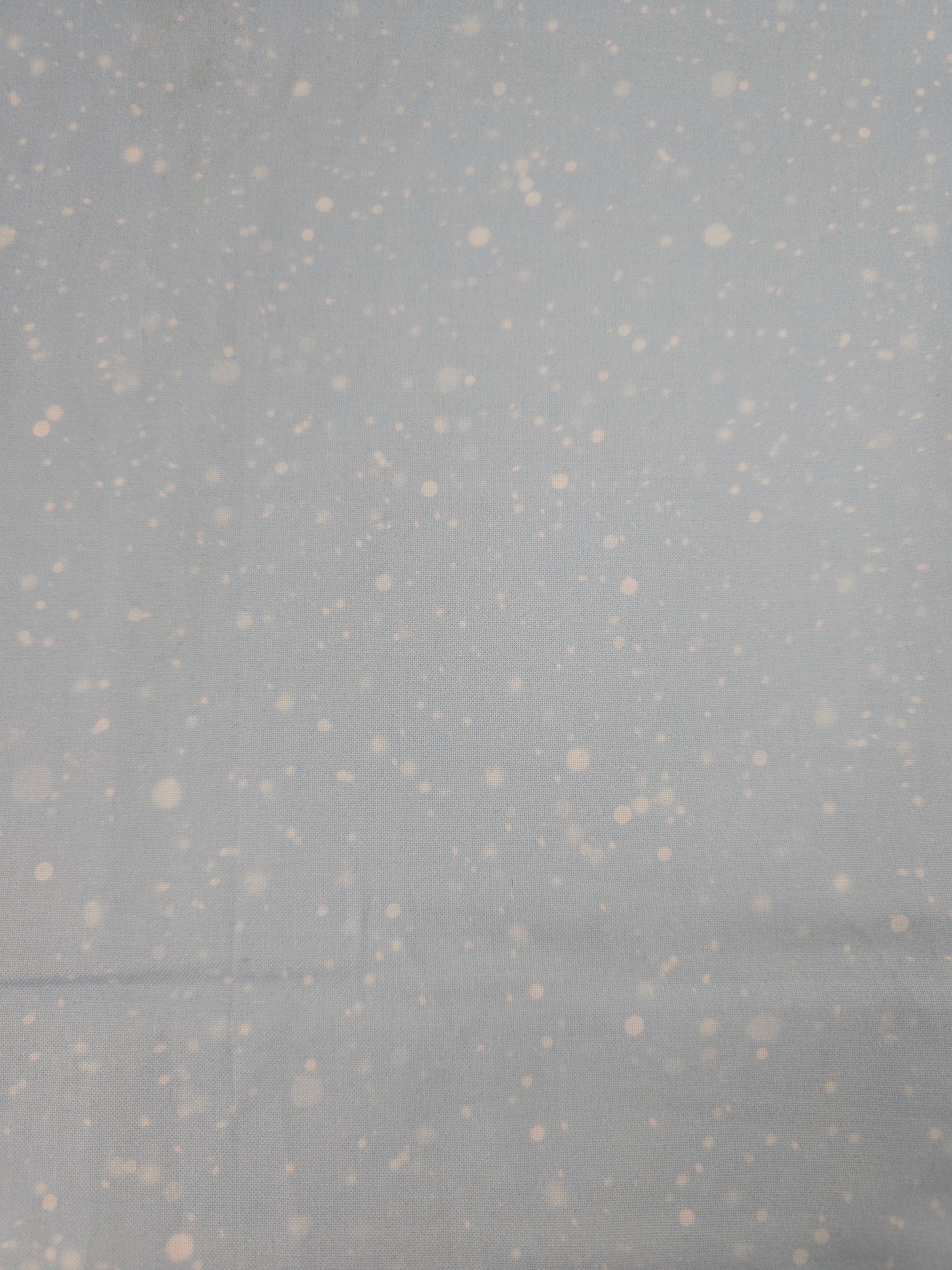 Pale Blue Speckle Spot 100% Cotton