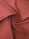 Deep Terracotta Brushed Cotton Tencel