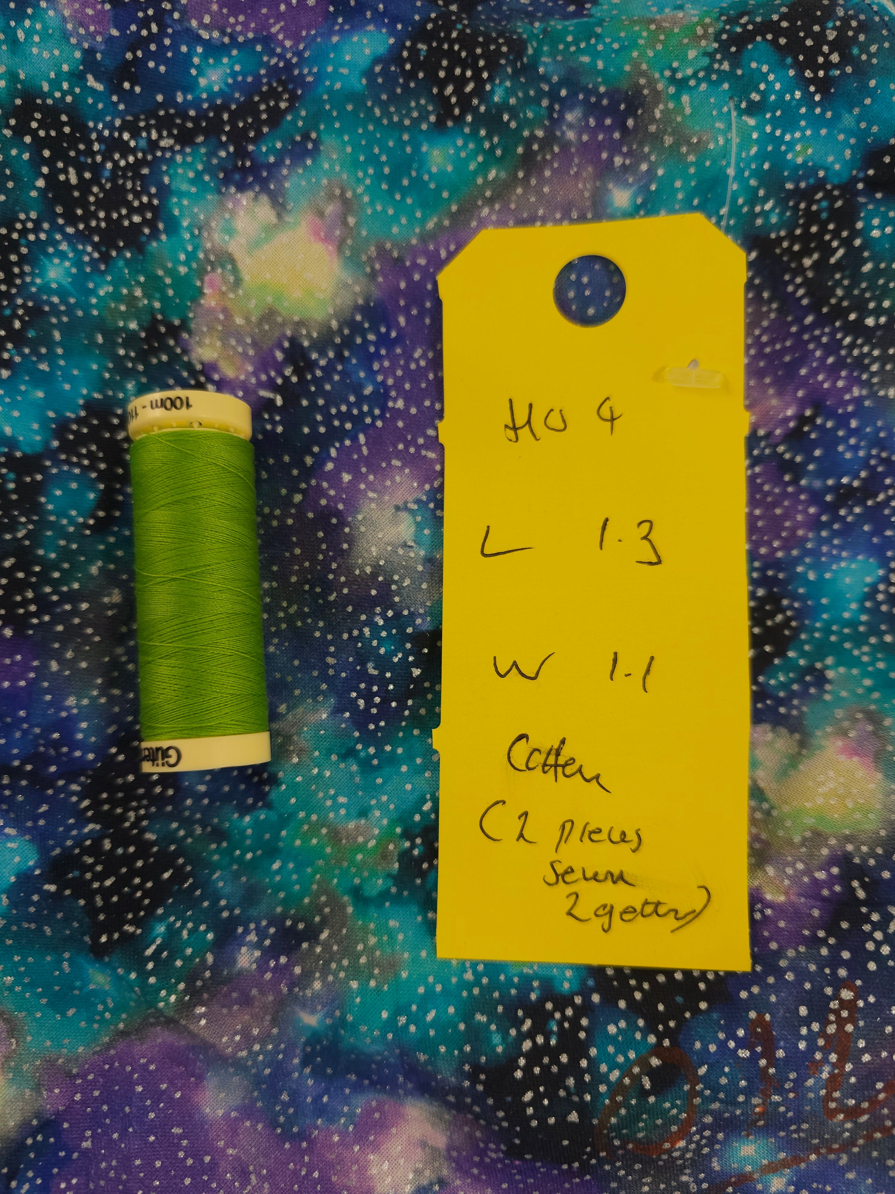 Galaxy Cotton- 1.3m piece