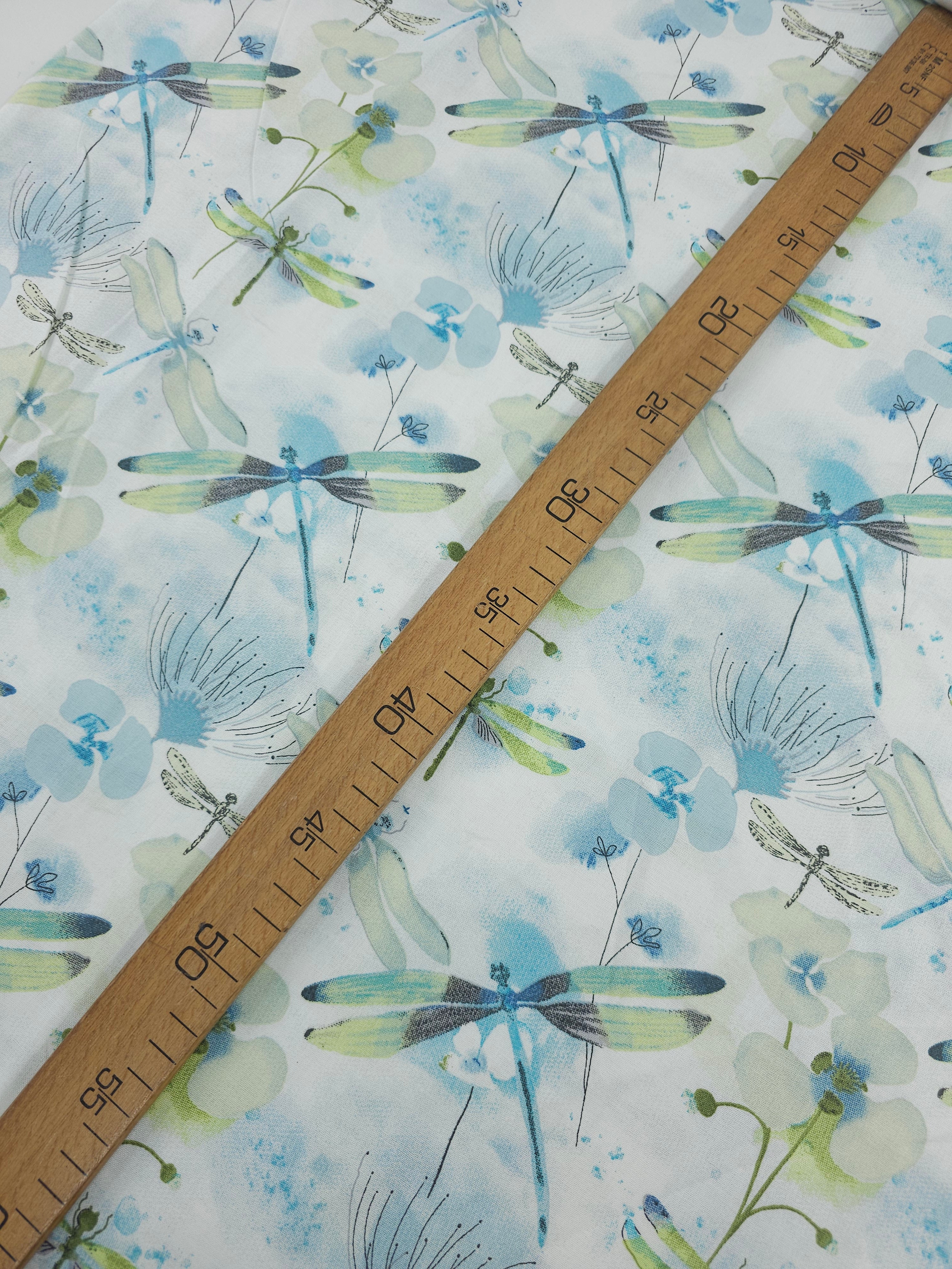 White Dragonfly Wonder 100% Cotton