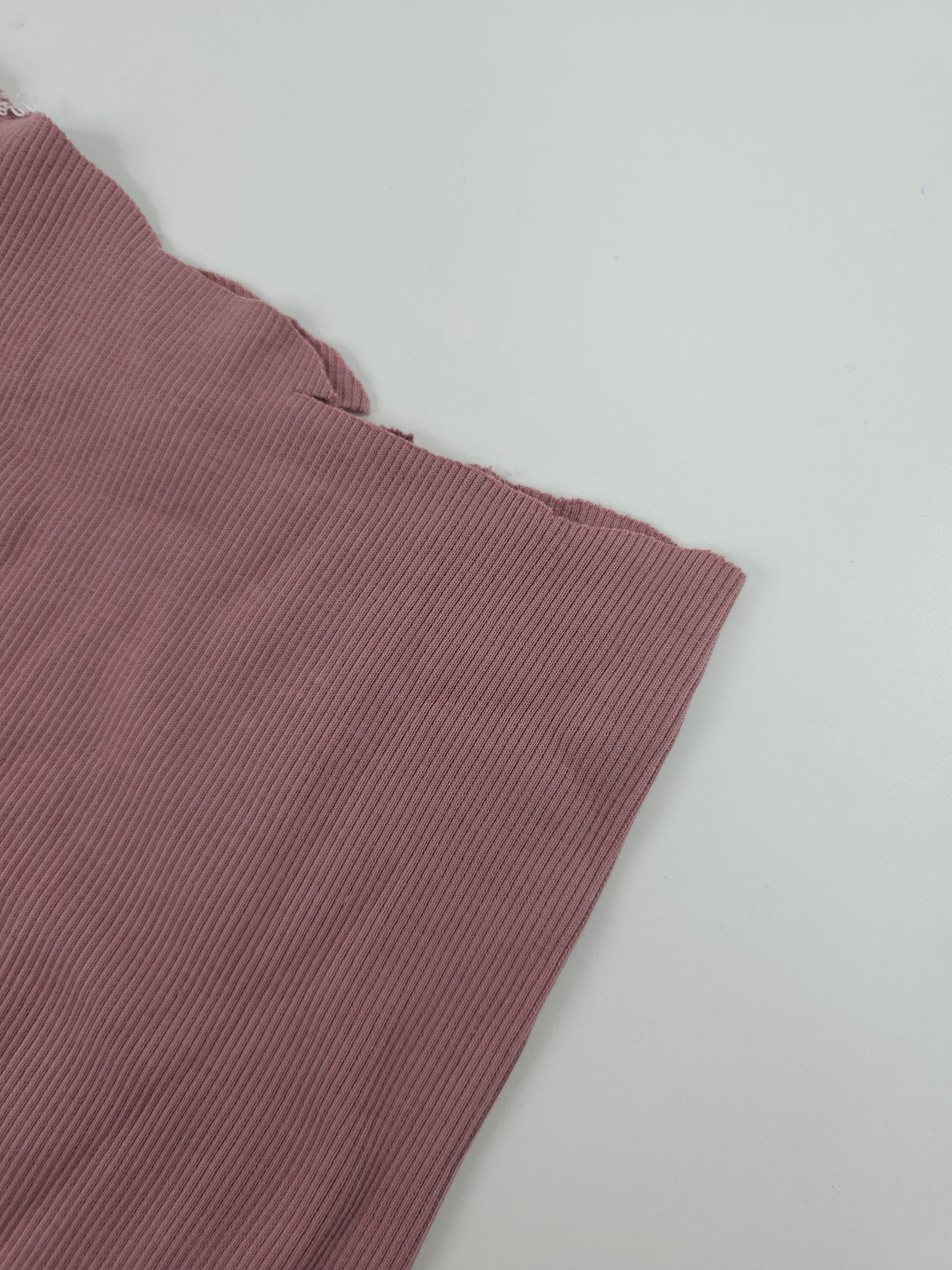 Pinky Mauve Tubular Ribbing