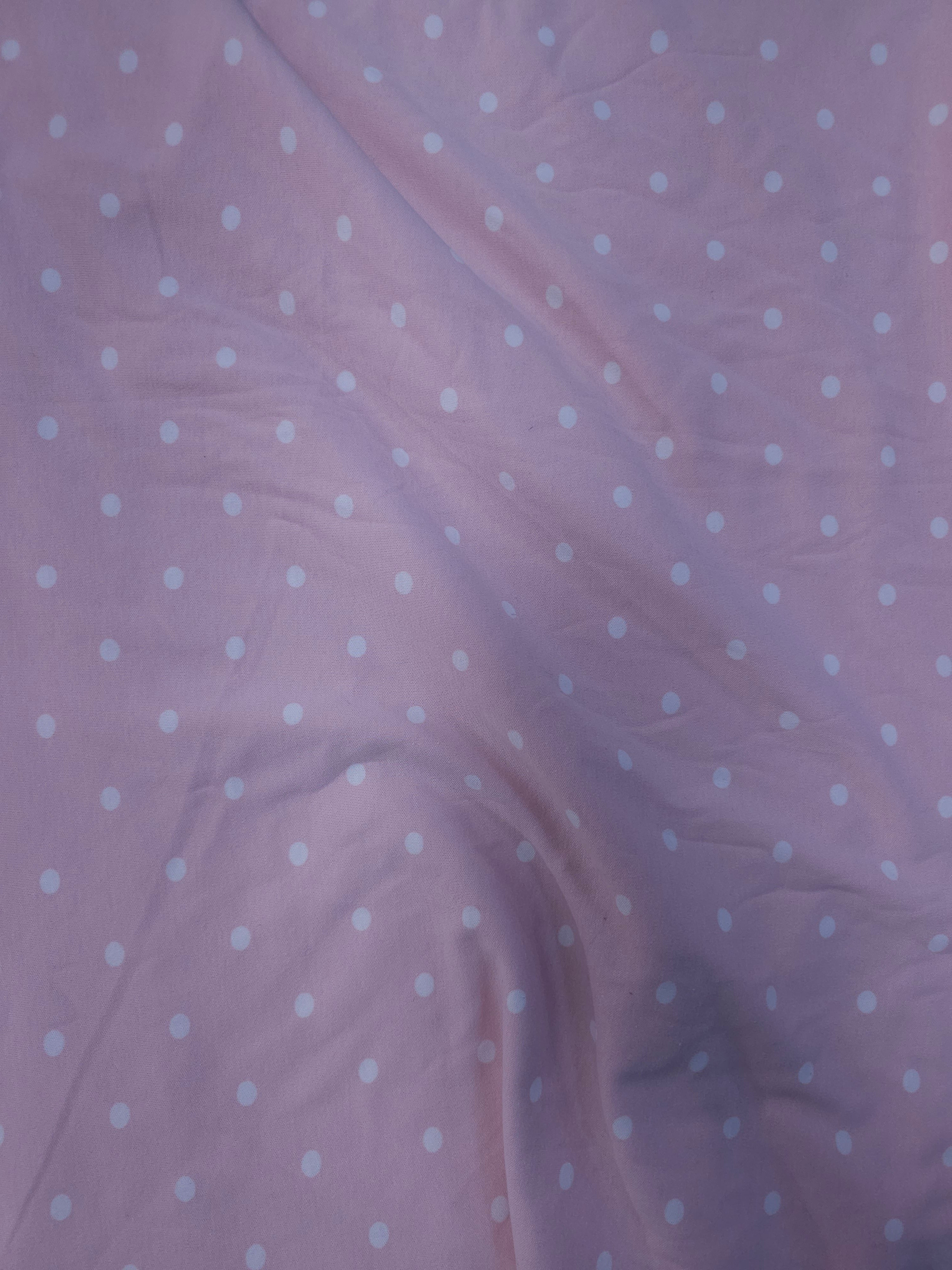 Pink Polka Dots - 2.4m Piece
