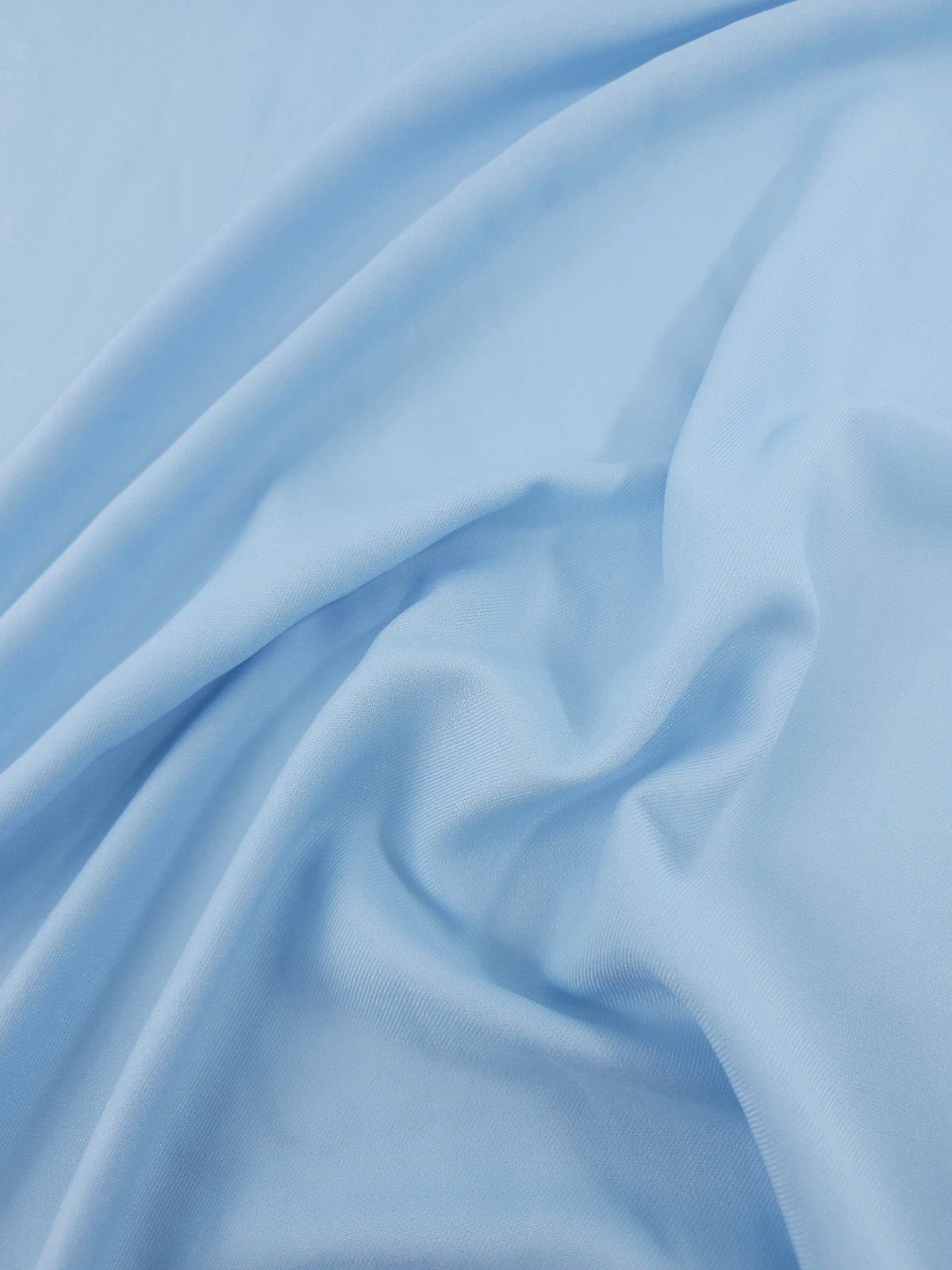Baby Blue Tencel Poly Twill
