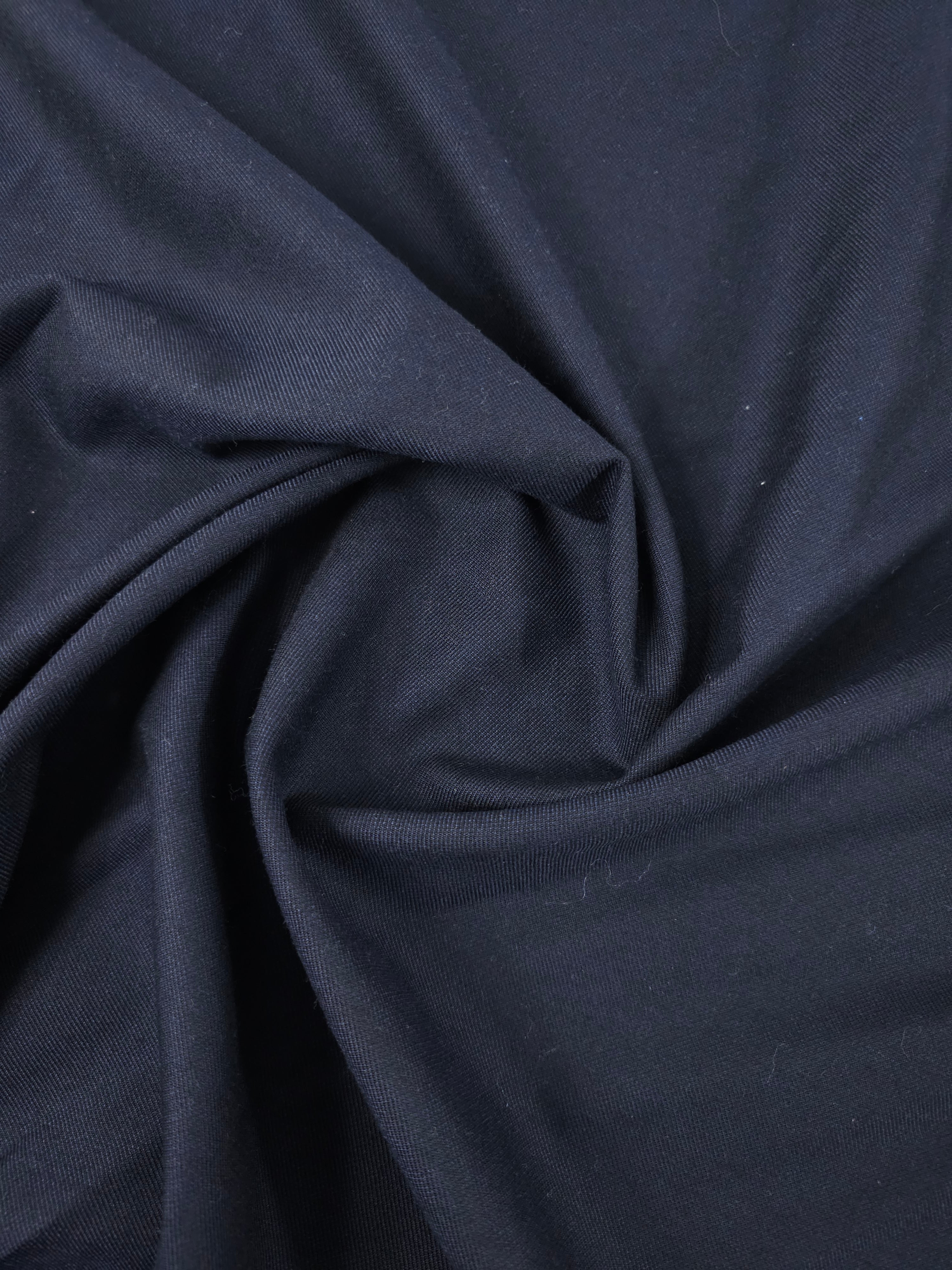 Hale Navy/Black Twill Wool Suiting