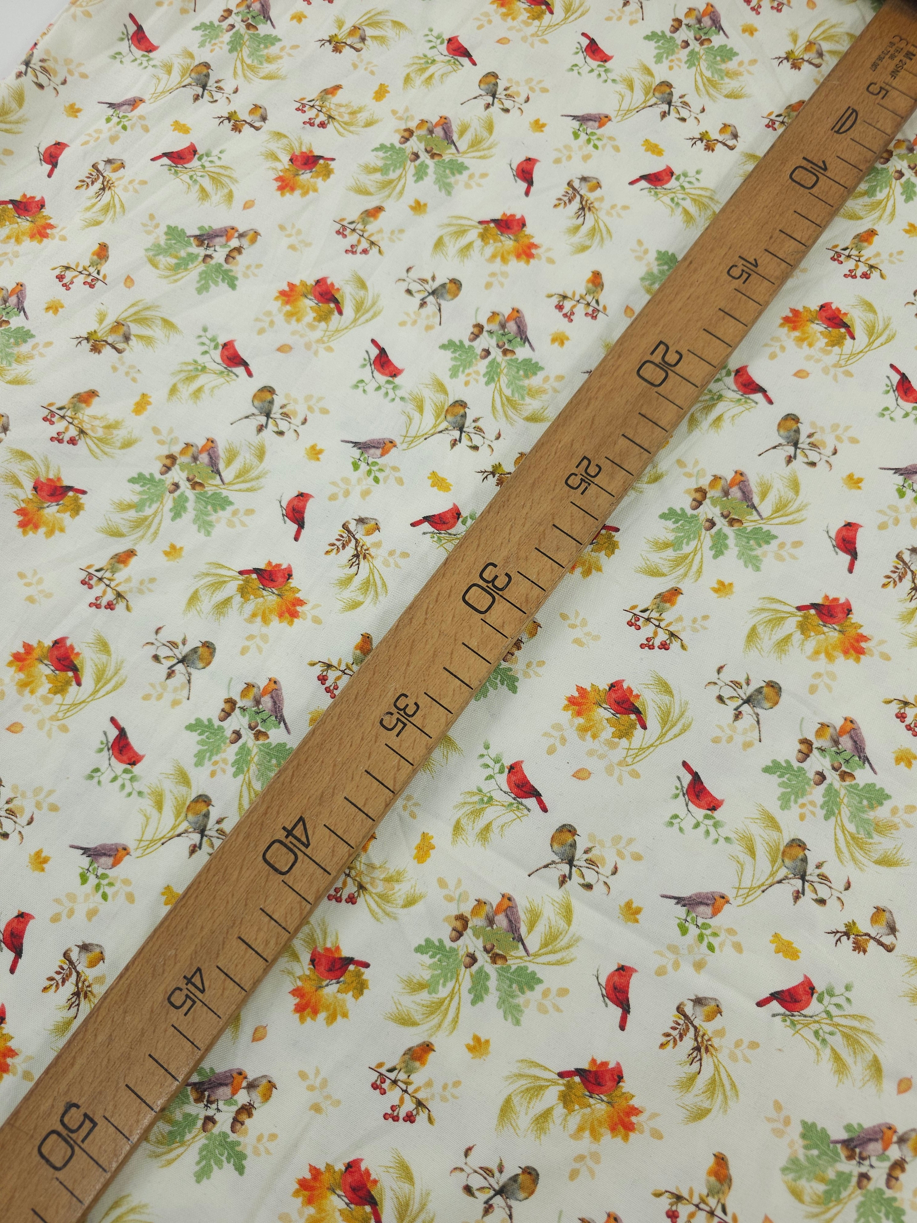 Harvest Robin Leaf 100% Cotton