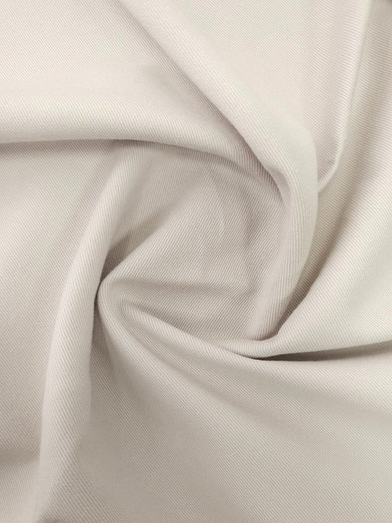 Light Stone Brushed Cotton Twill