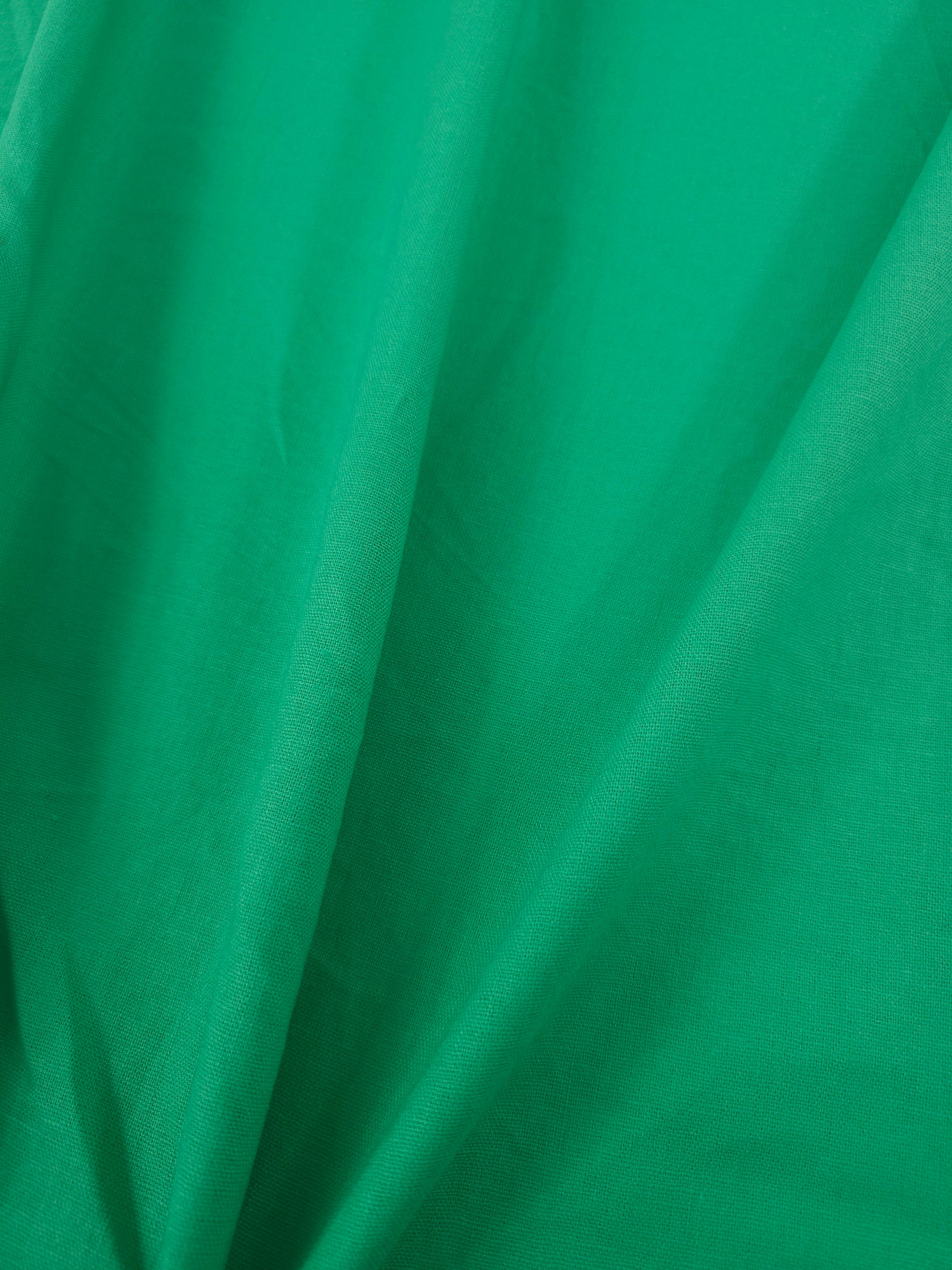 Jade Green Flax Linen