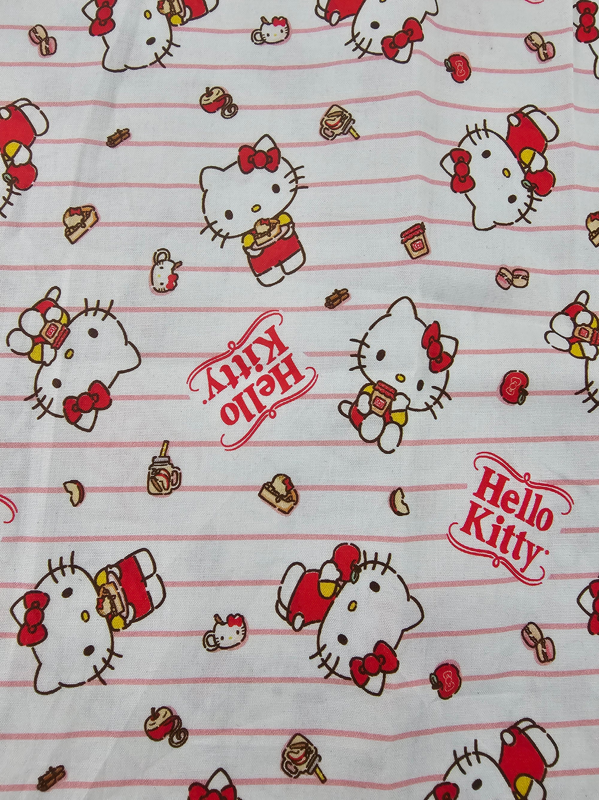 Hello Kitty Snack Time Cotton - 0.9m Piece
