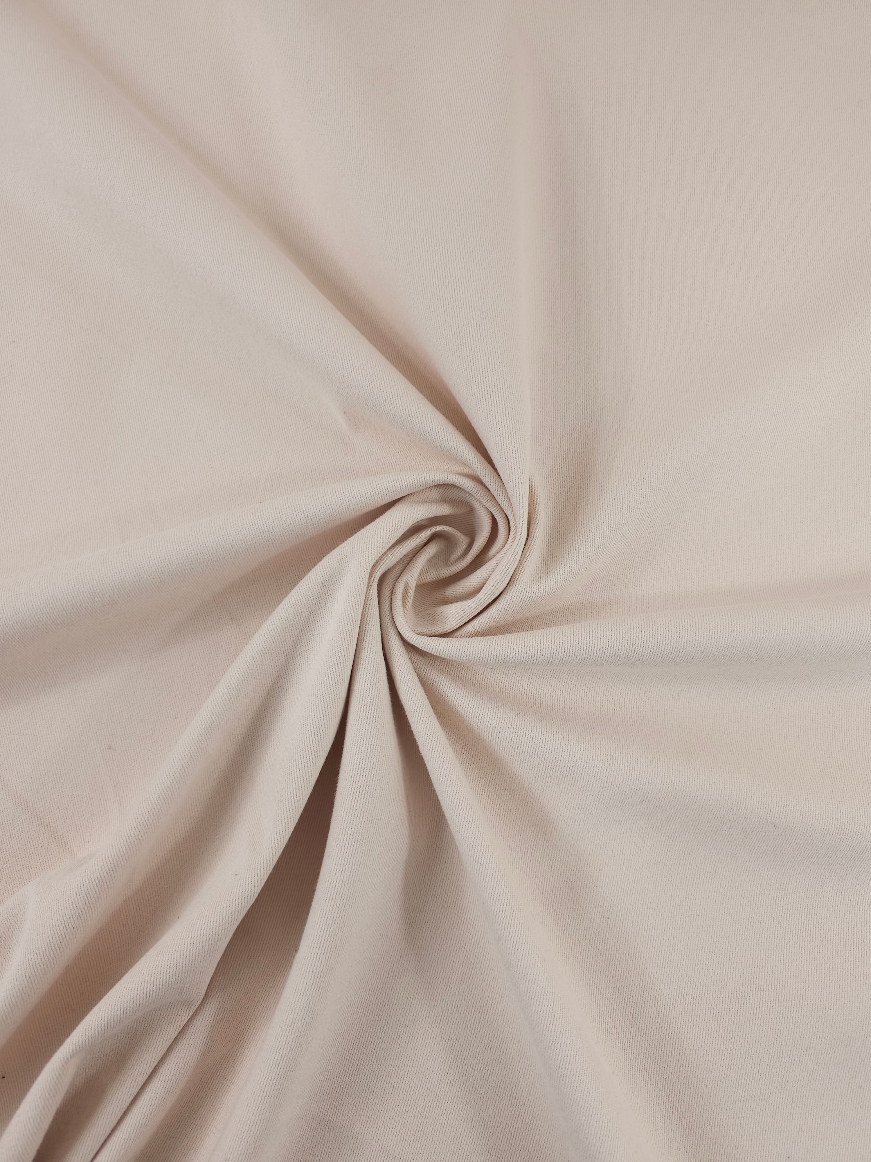 Pale Peach Brushed Cotton Twill