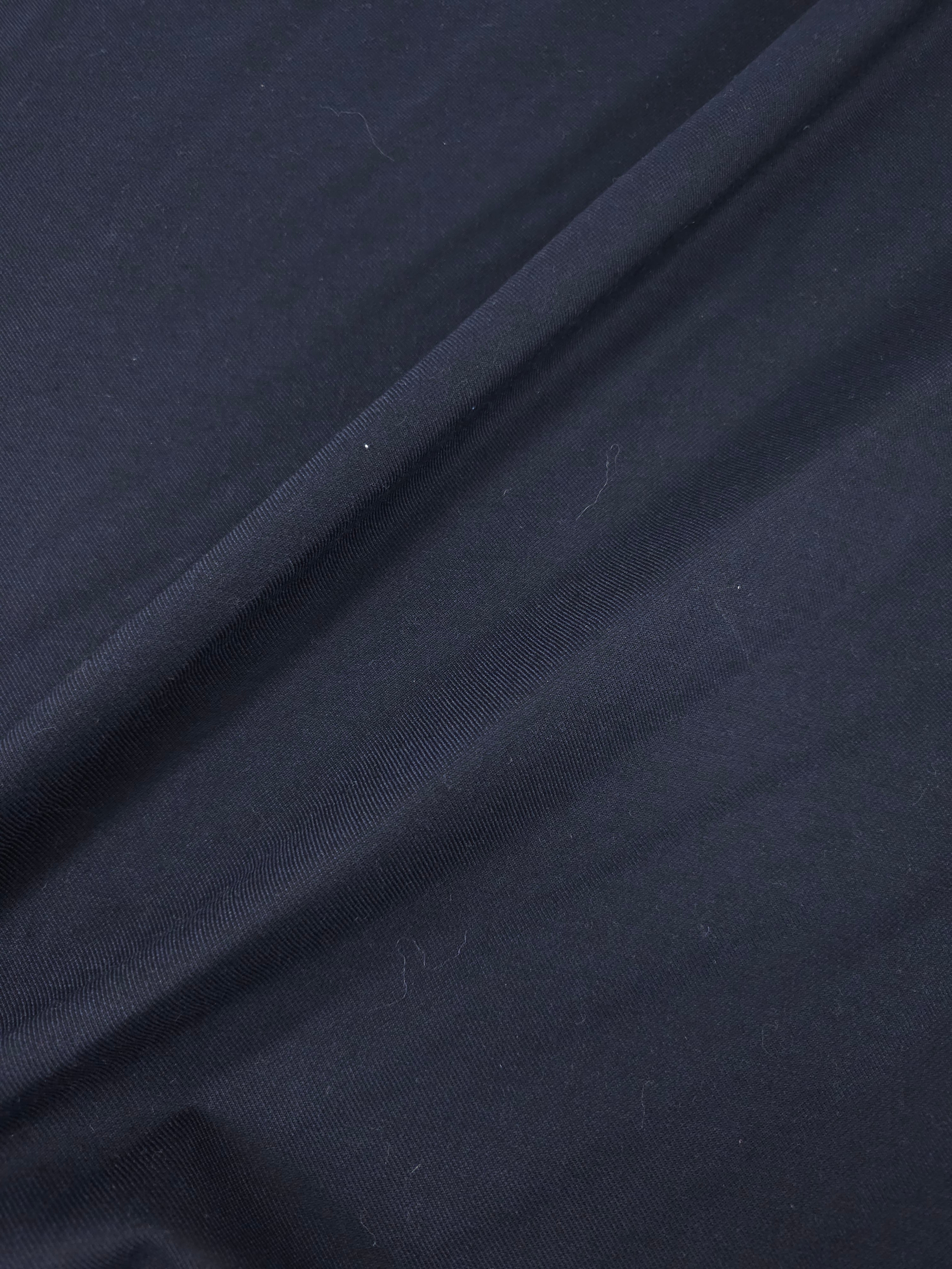 Hale Navy/Black Twill Wool Suiting