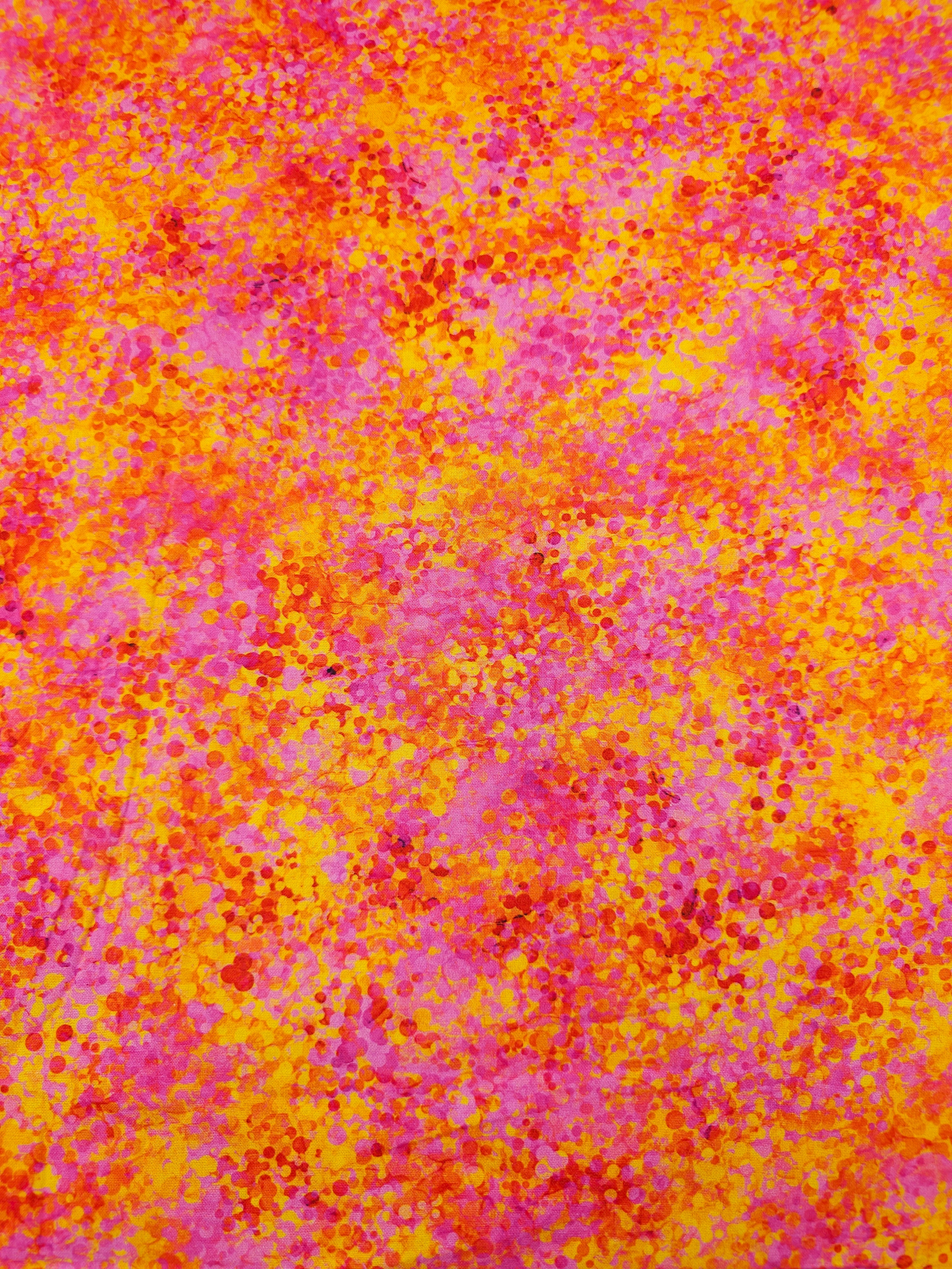 Sunset Confetti Dot 100% Cotton