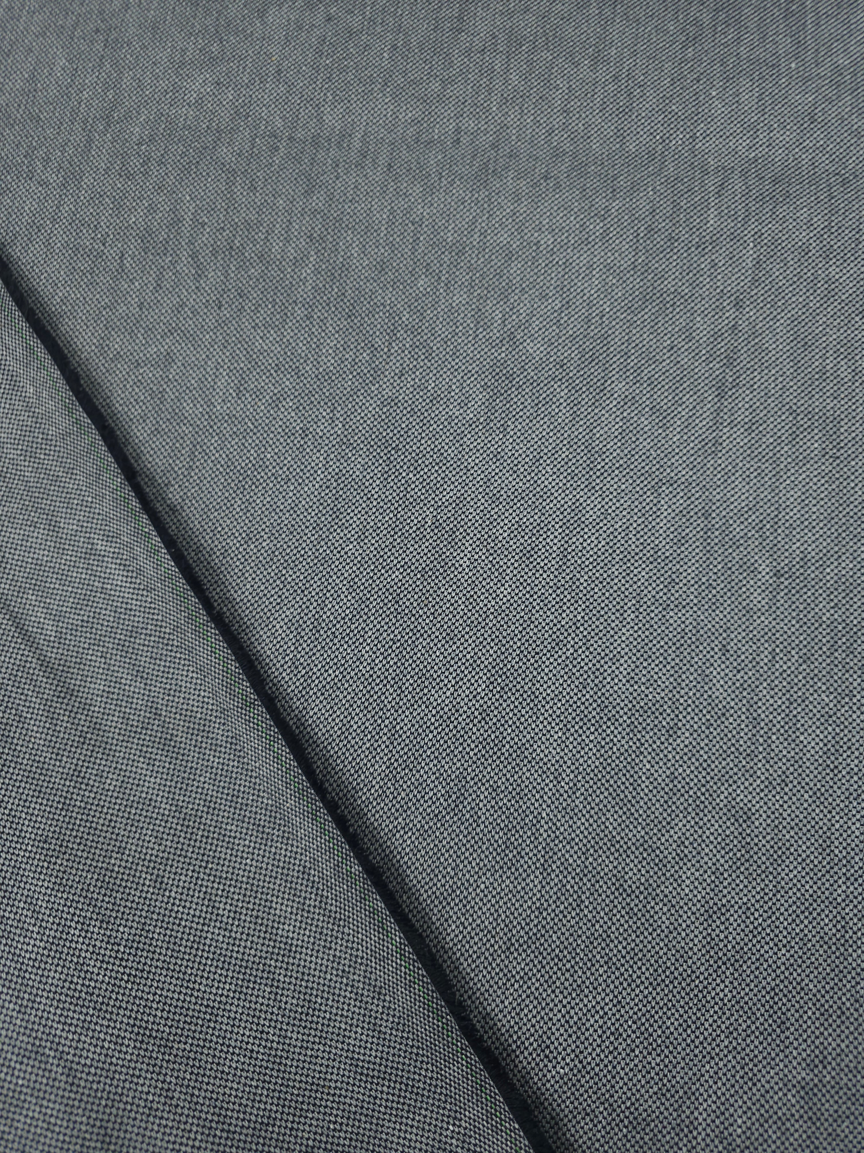 Black Pique Denim