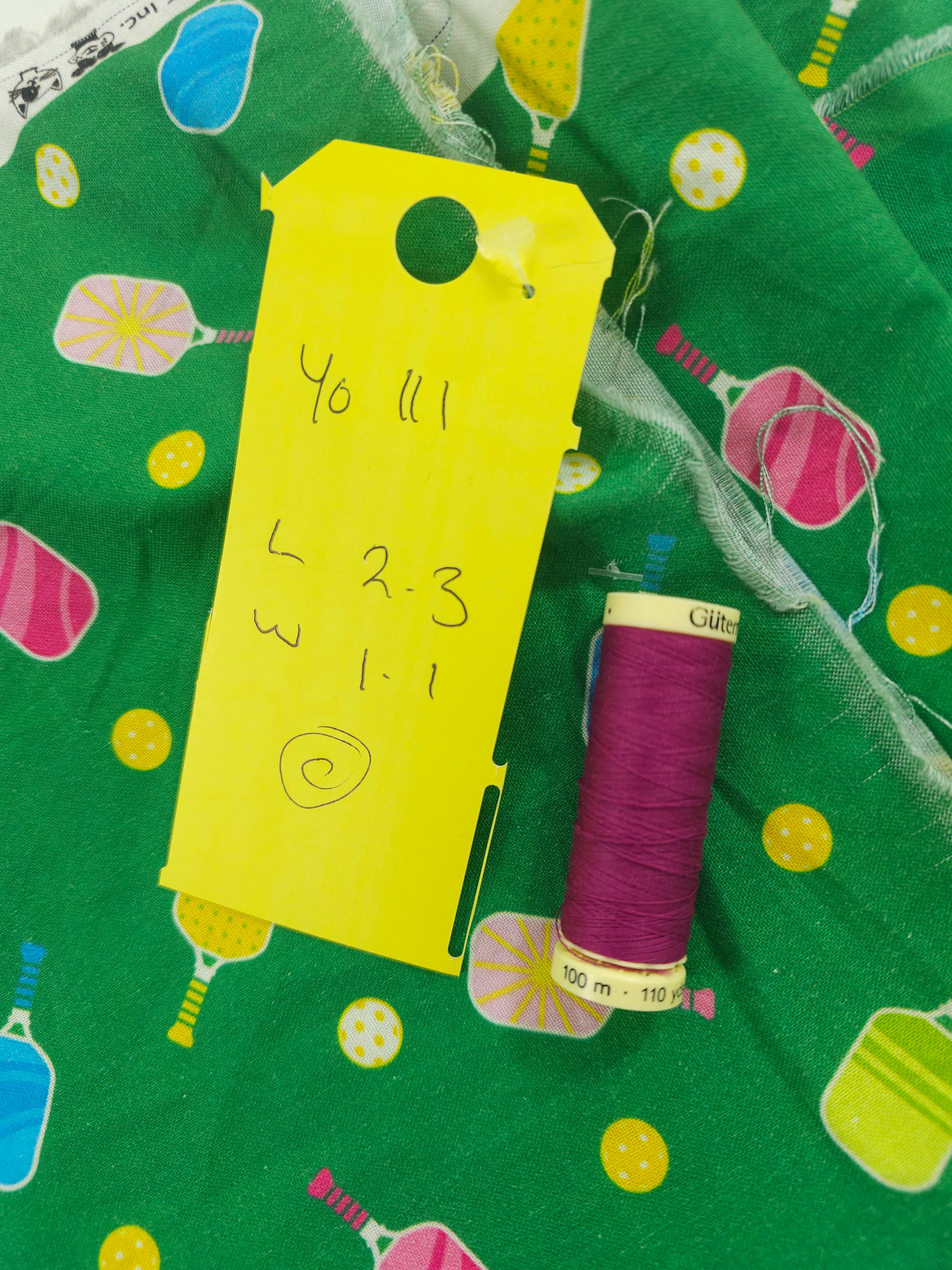 Green paddle Cotton- 2.3m piece