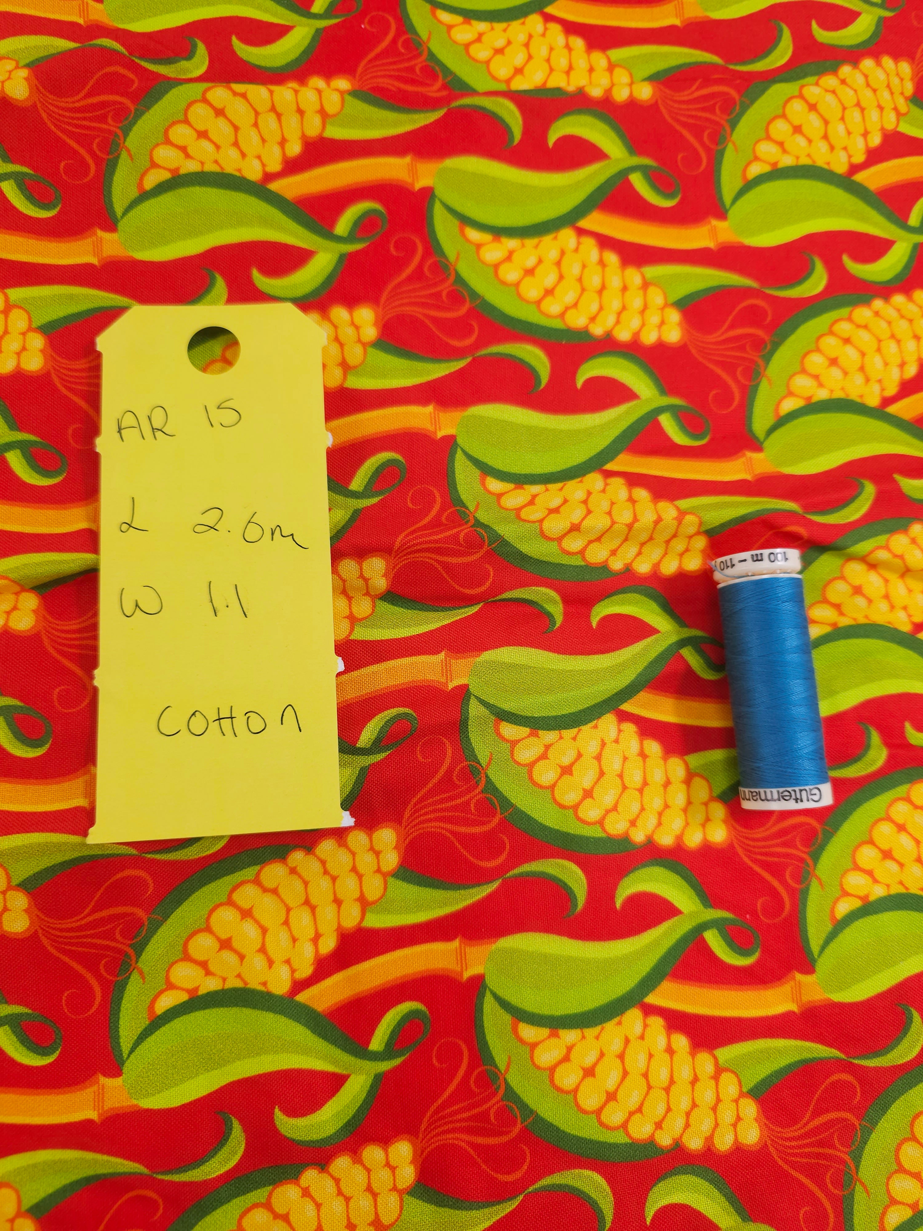Corn on the cob Cotton- 2.6m piece