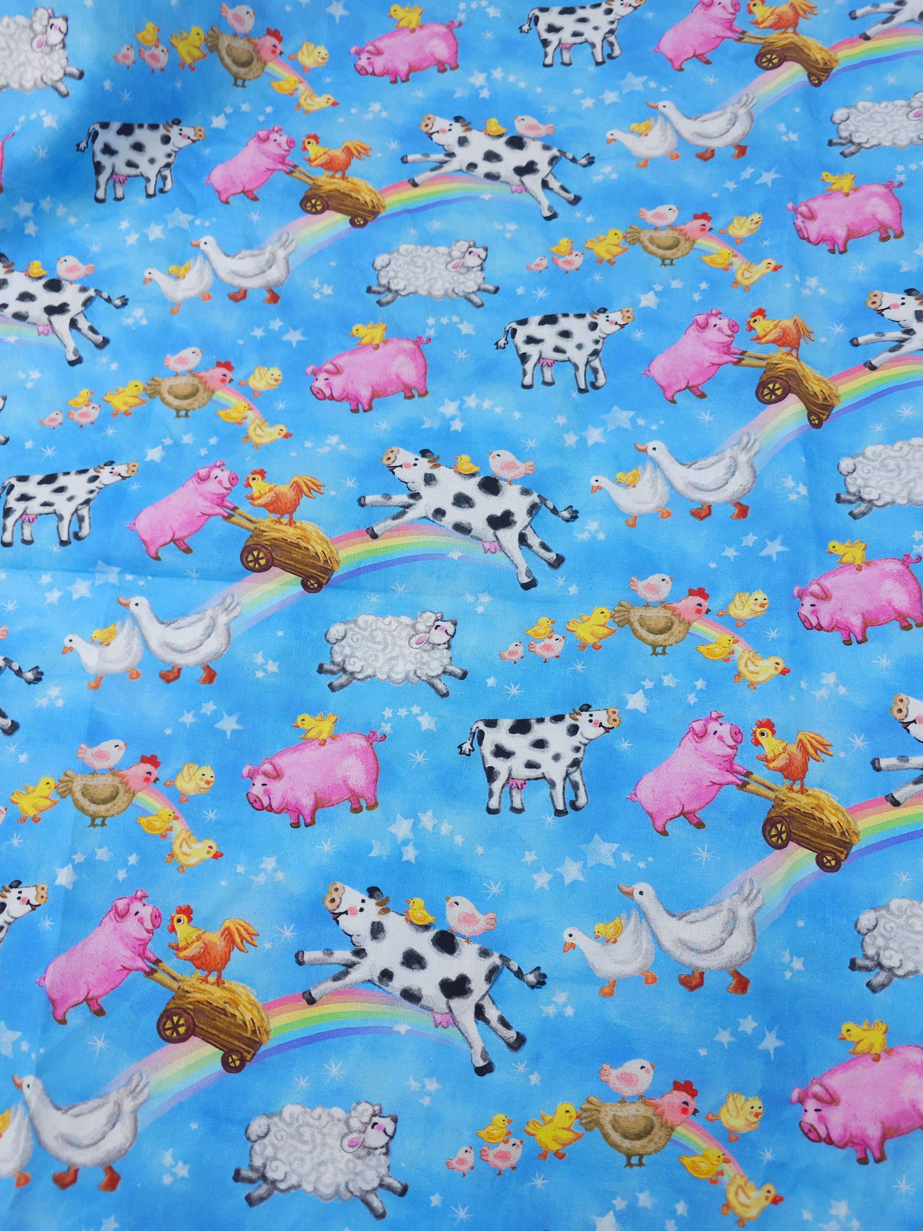 Fairytale farmyard Cotton- 2.8m piece