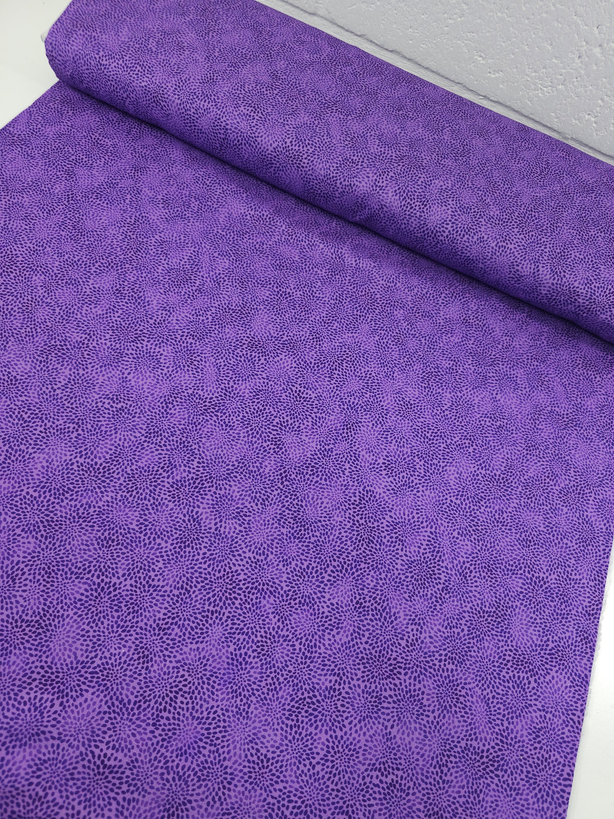 Purple Mini Petal Fusion 100% Cotton 106" - Robert Kaufman *EXTRA WIDE*