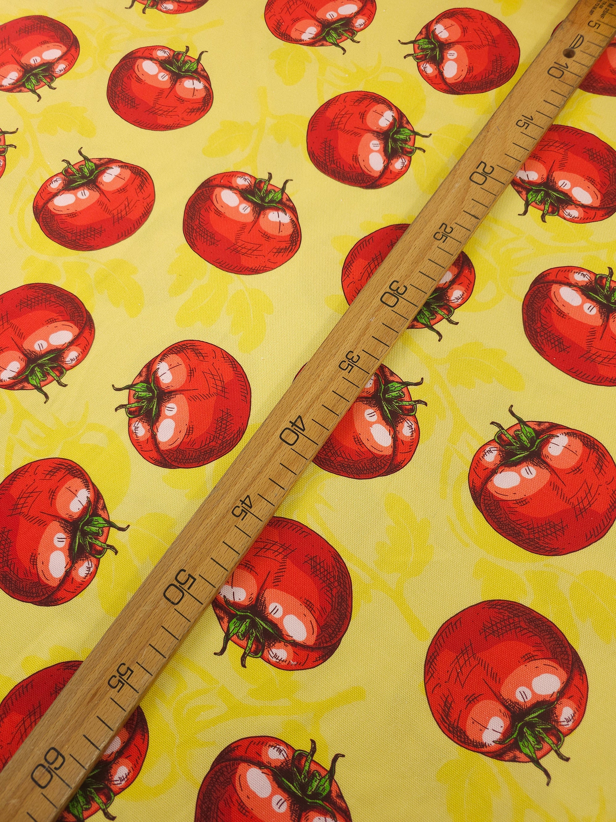 Red/Yellow Tomatoes Canvas Cotton