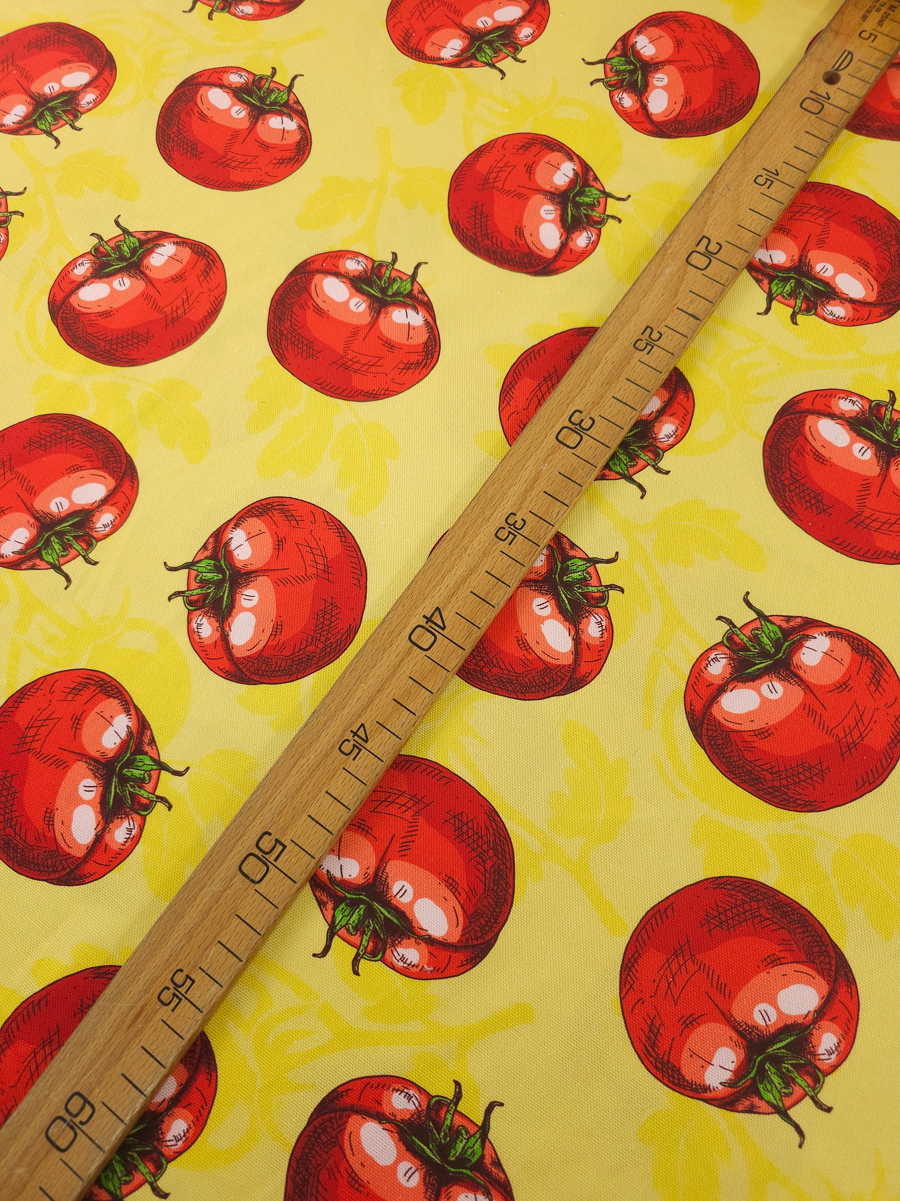Red/Yellow Tomatoes Canvas Cotton