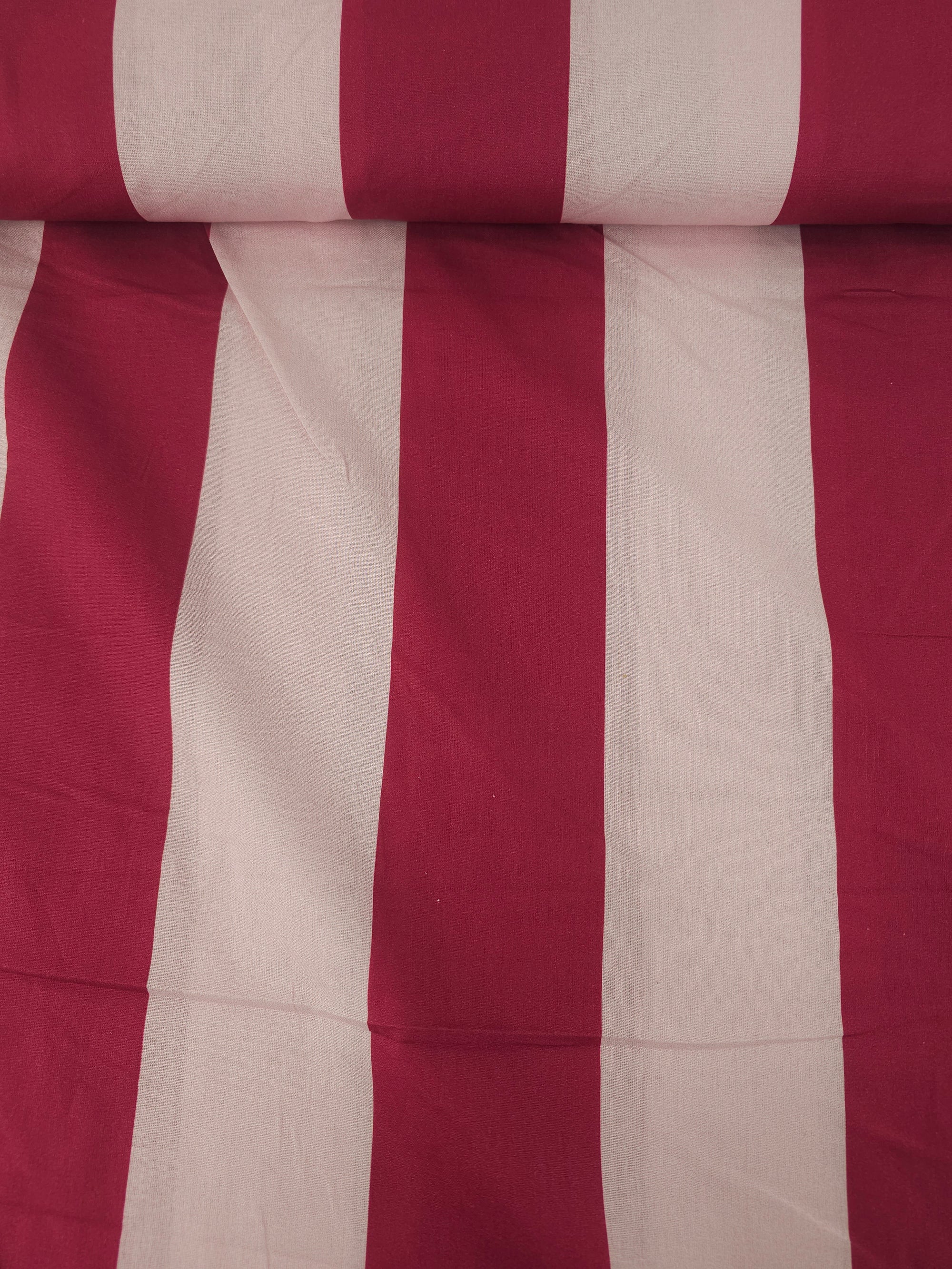 Pink Stripe 100% Cotton 90” *EXTRA WIDE*