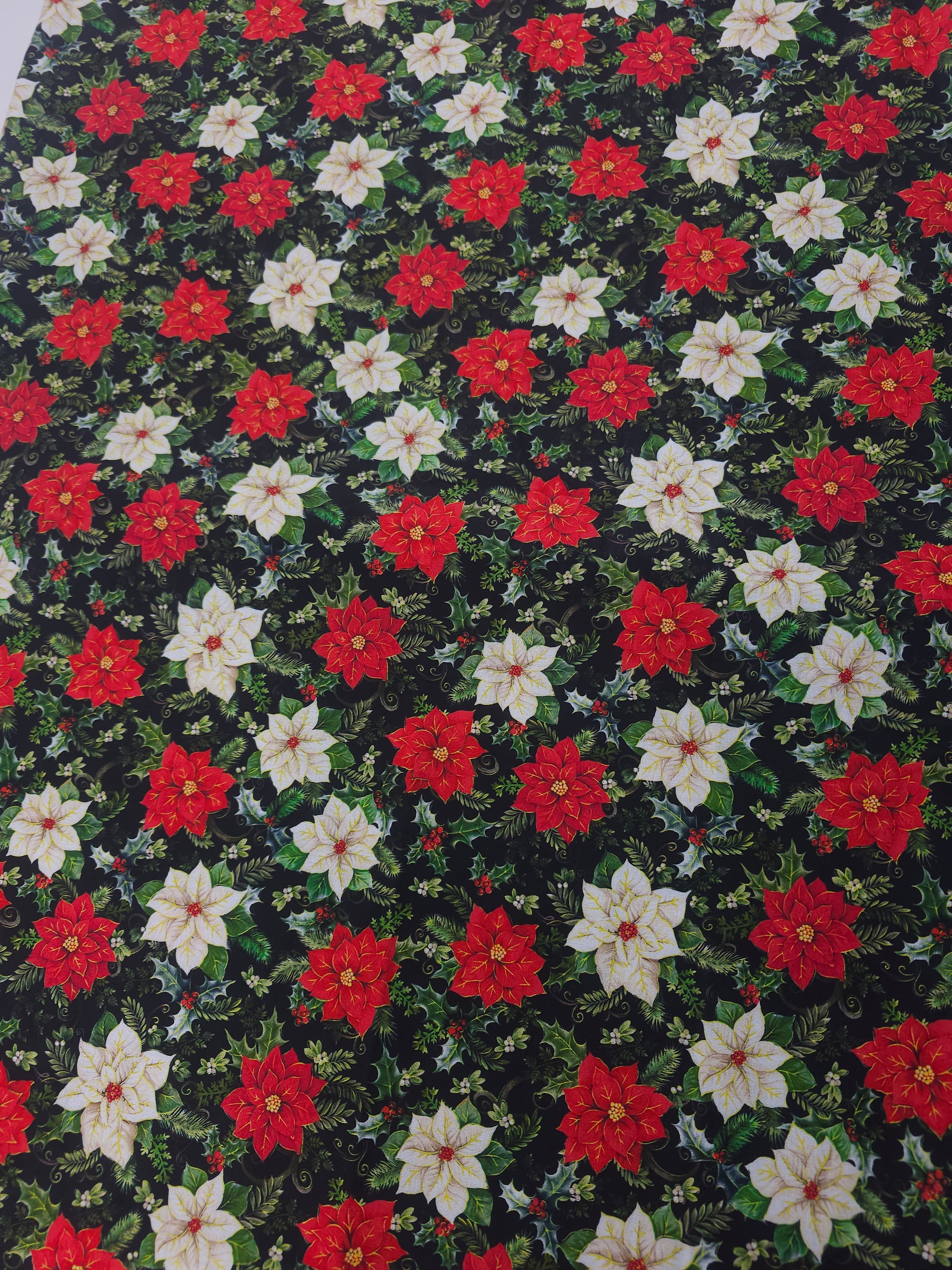 Winter rose Cotton- 2.2m piece