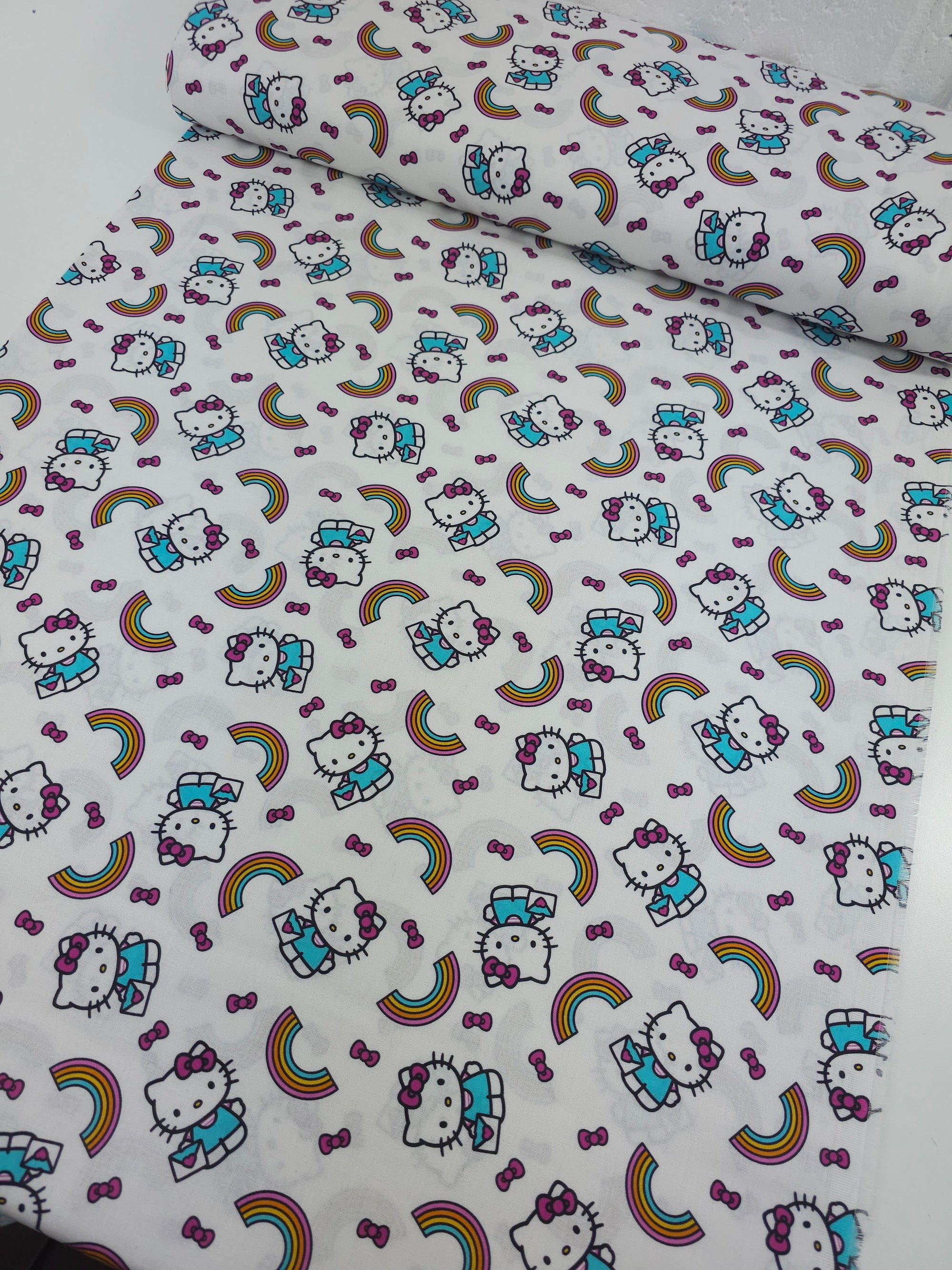 Hello Kitty Rainbow 100% Cotton