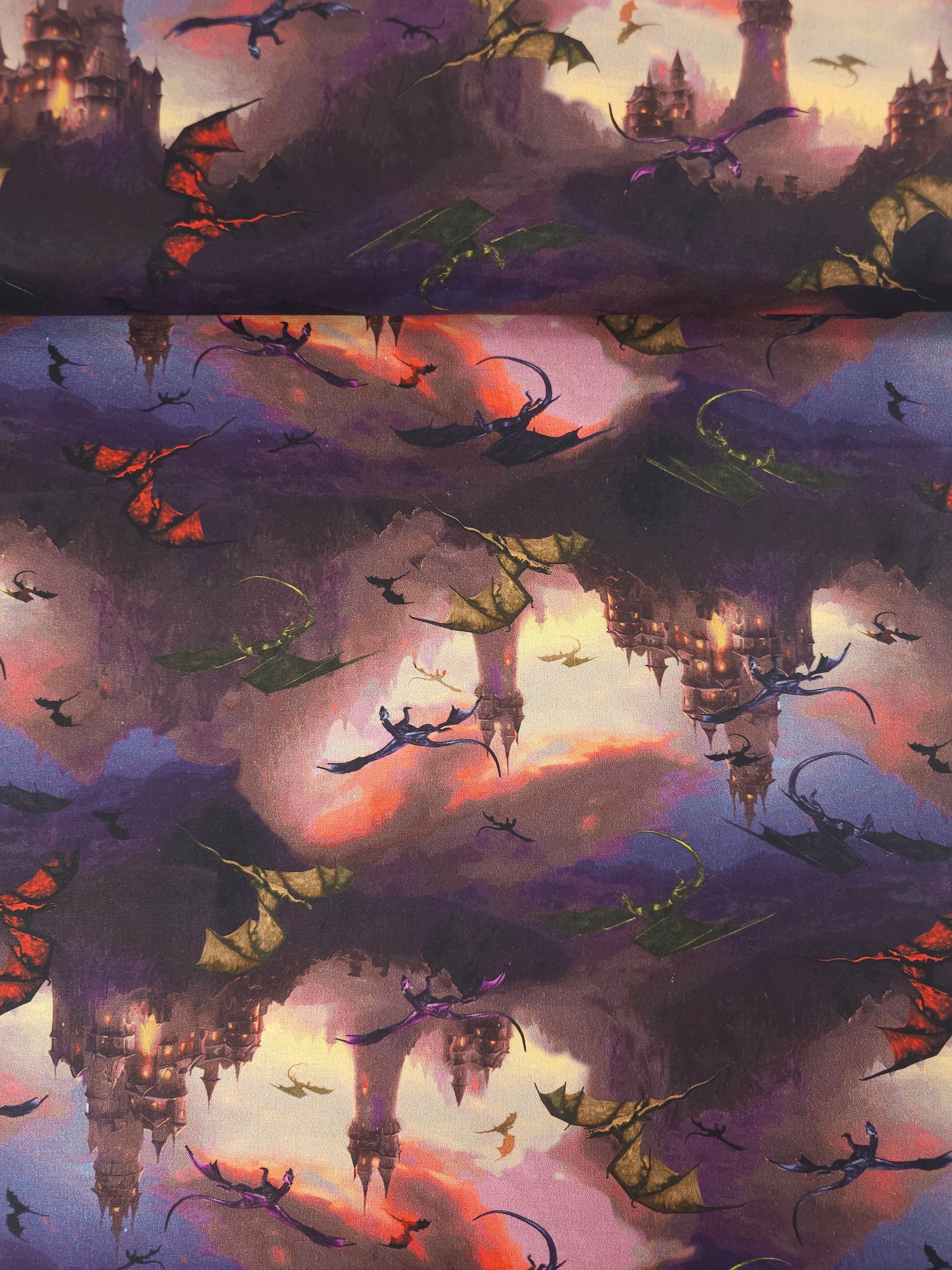 Dragon Kingdom 100% Cotton