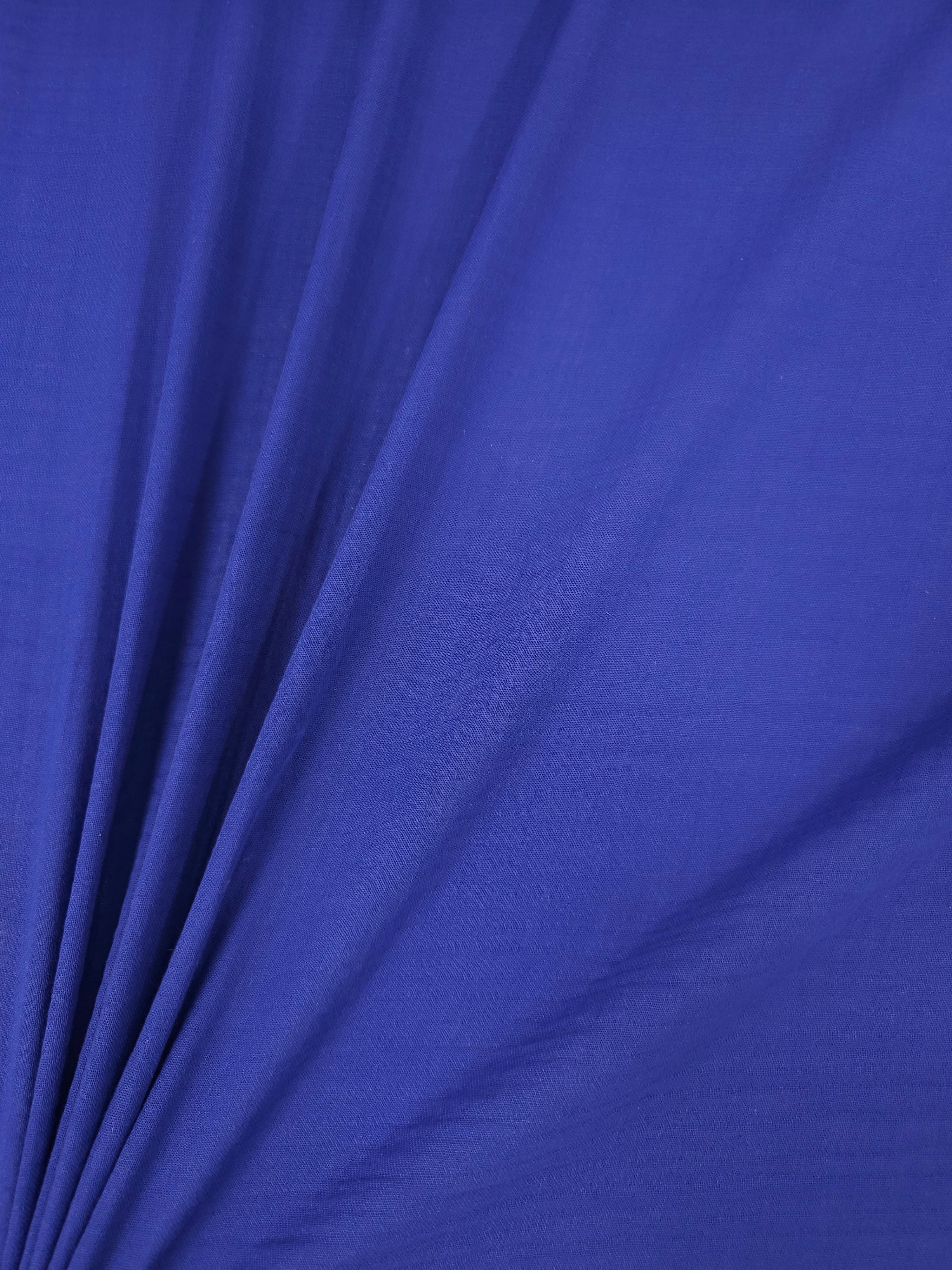 Cobalt Blue Double Gauze