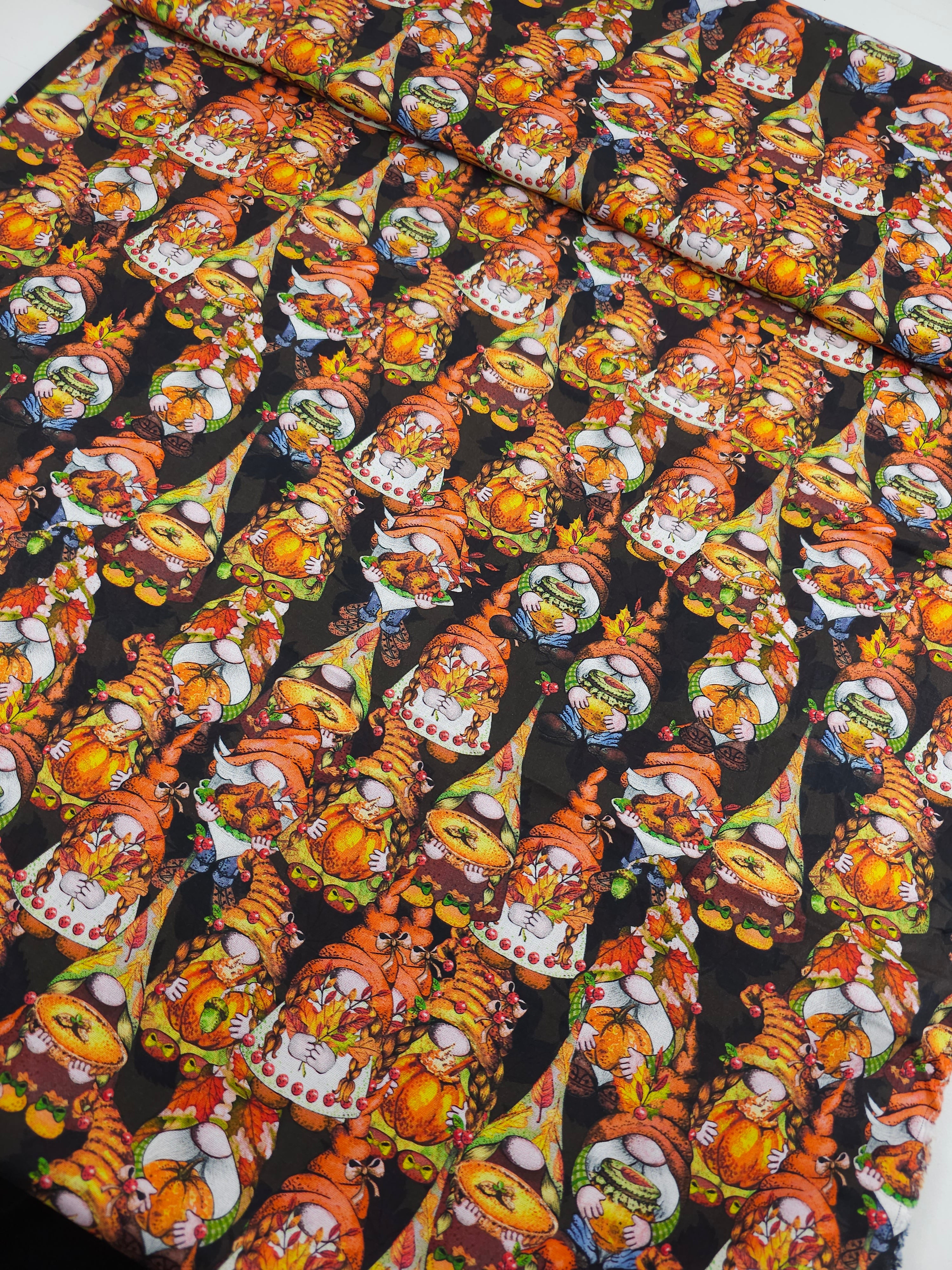 Autumn Gnomes 100% Cotton - Joann