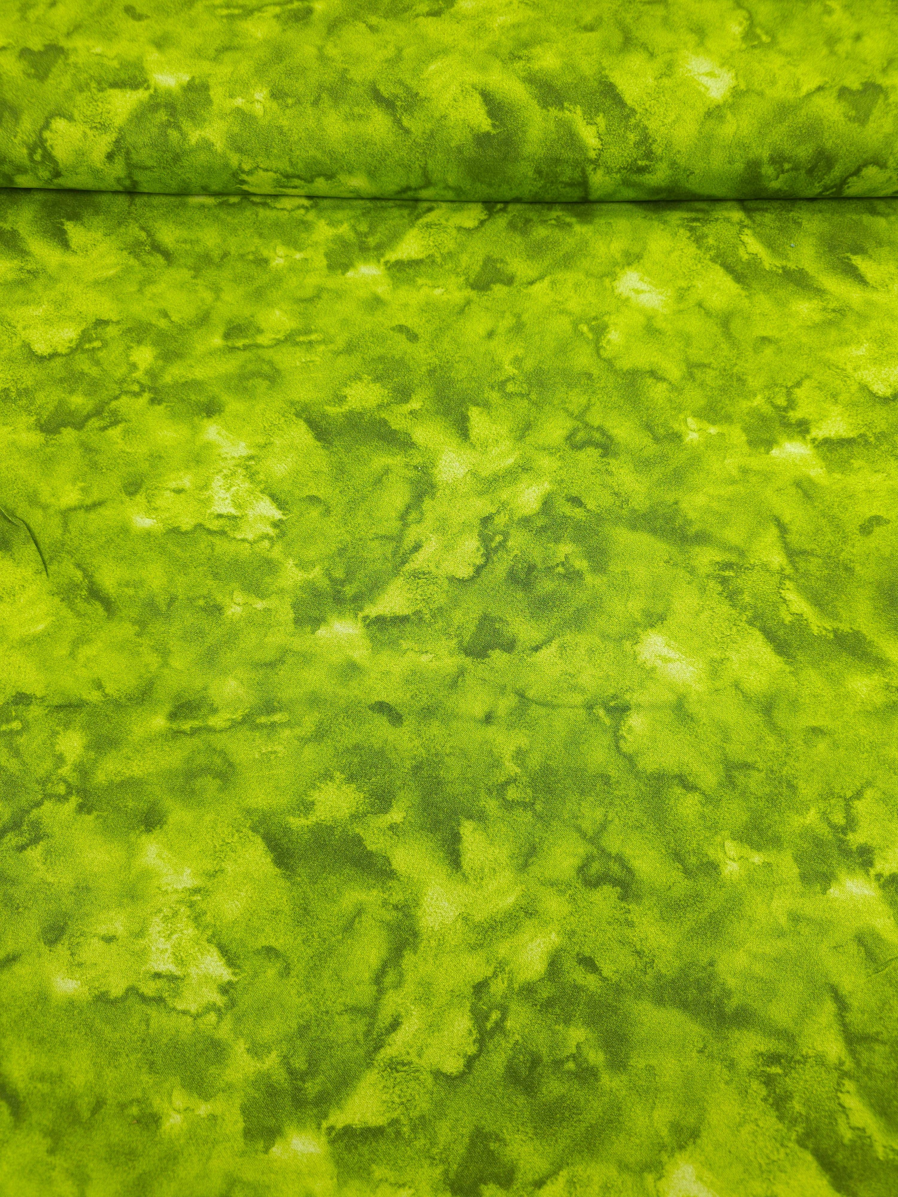 Citrus Lime Nebula Smoke Diffusion 100% Cotton 118" *EXTRA WIDE*