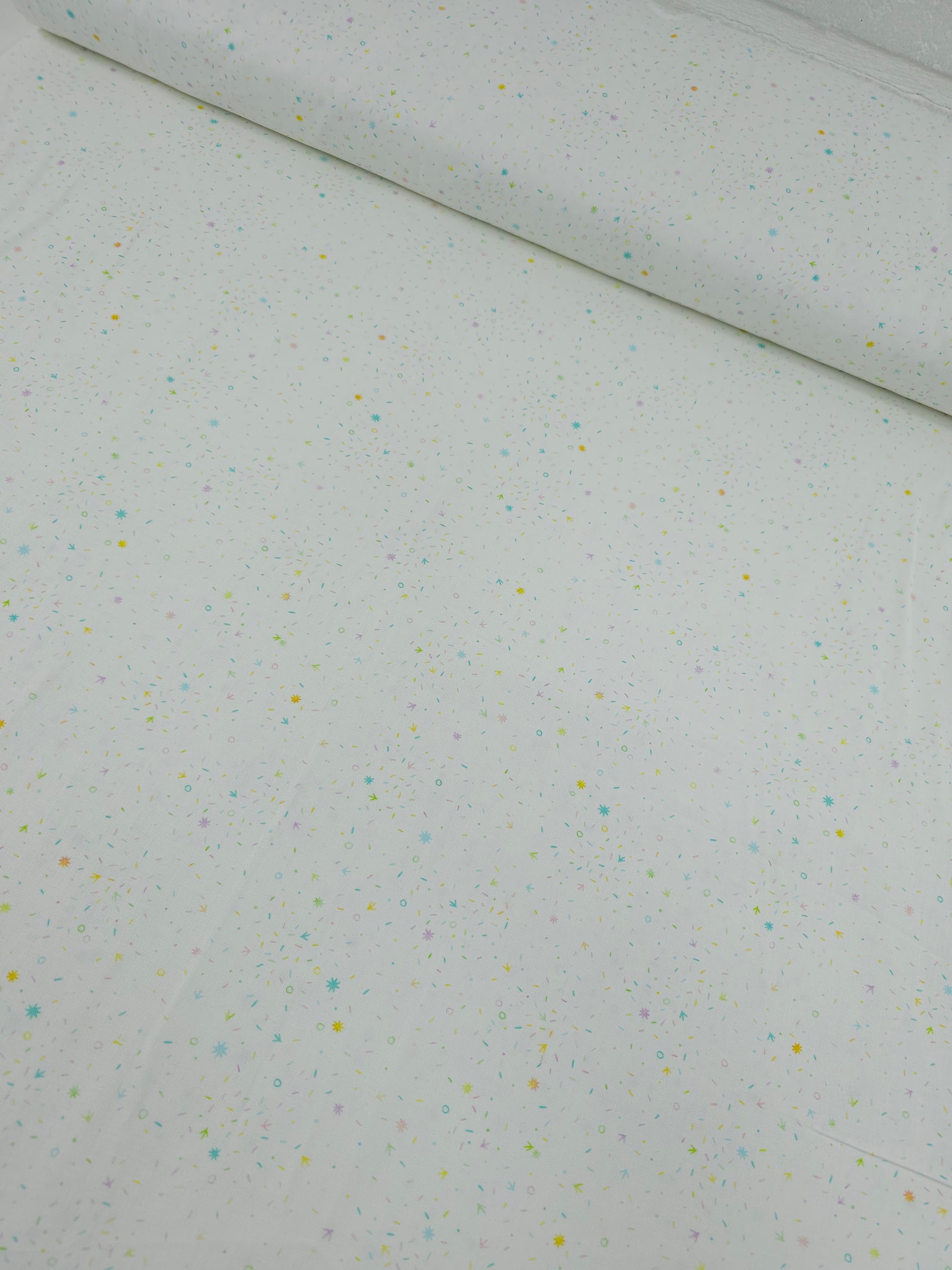 Multicolour Pastel Confetti 100% Cotton 114” *EXTRA WIDE*
