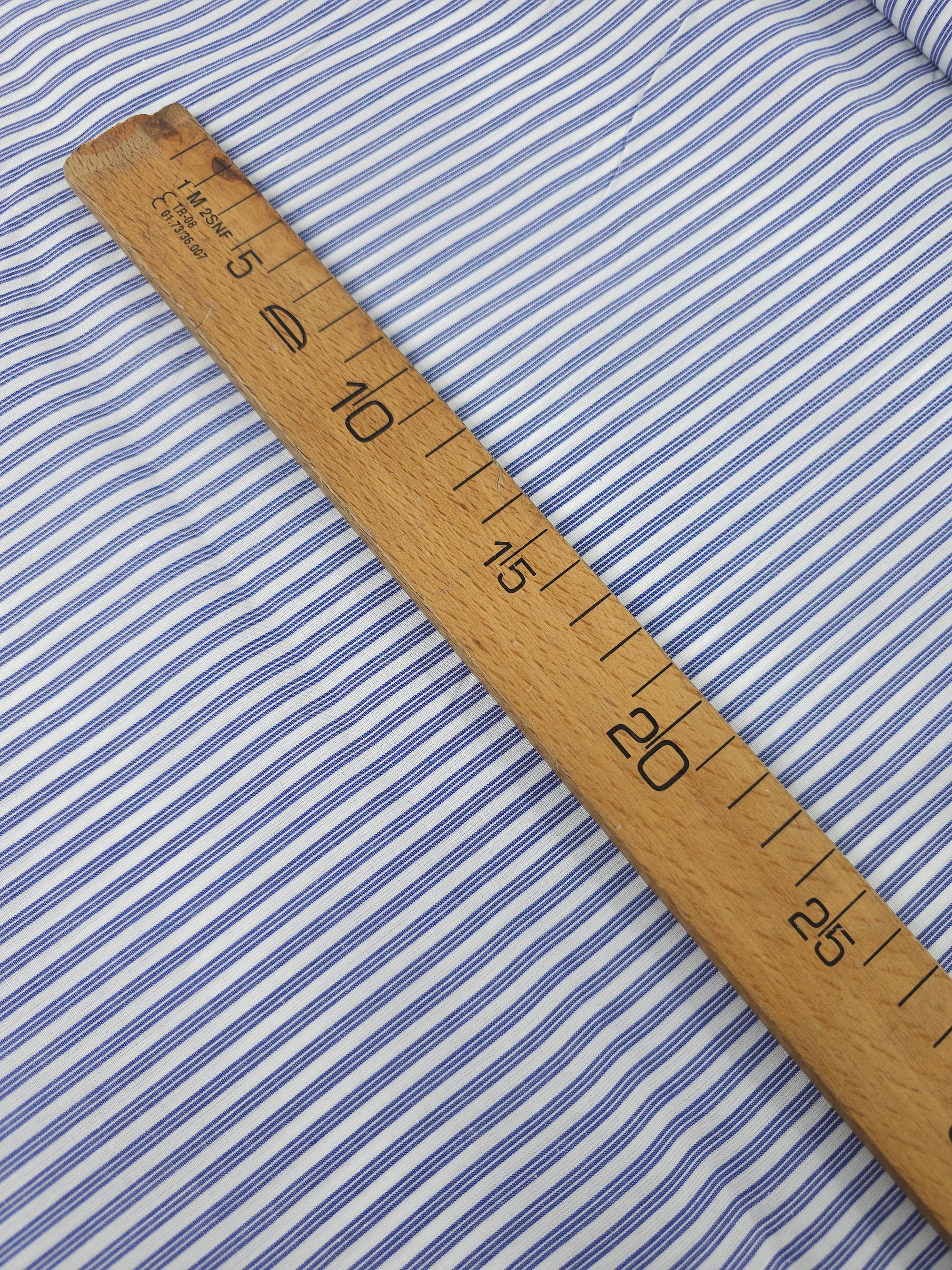 Cornflower Blue Stripe 100% Cotton