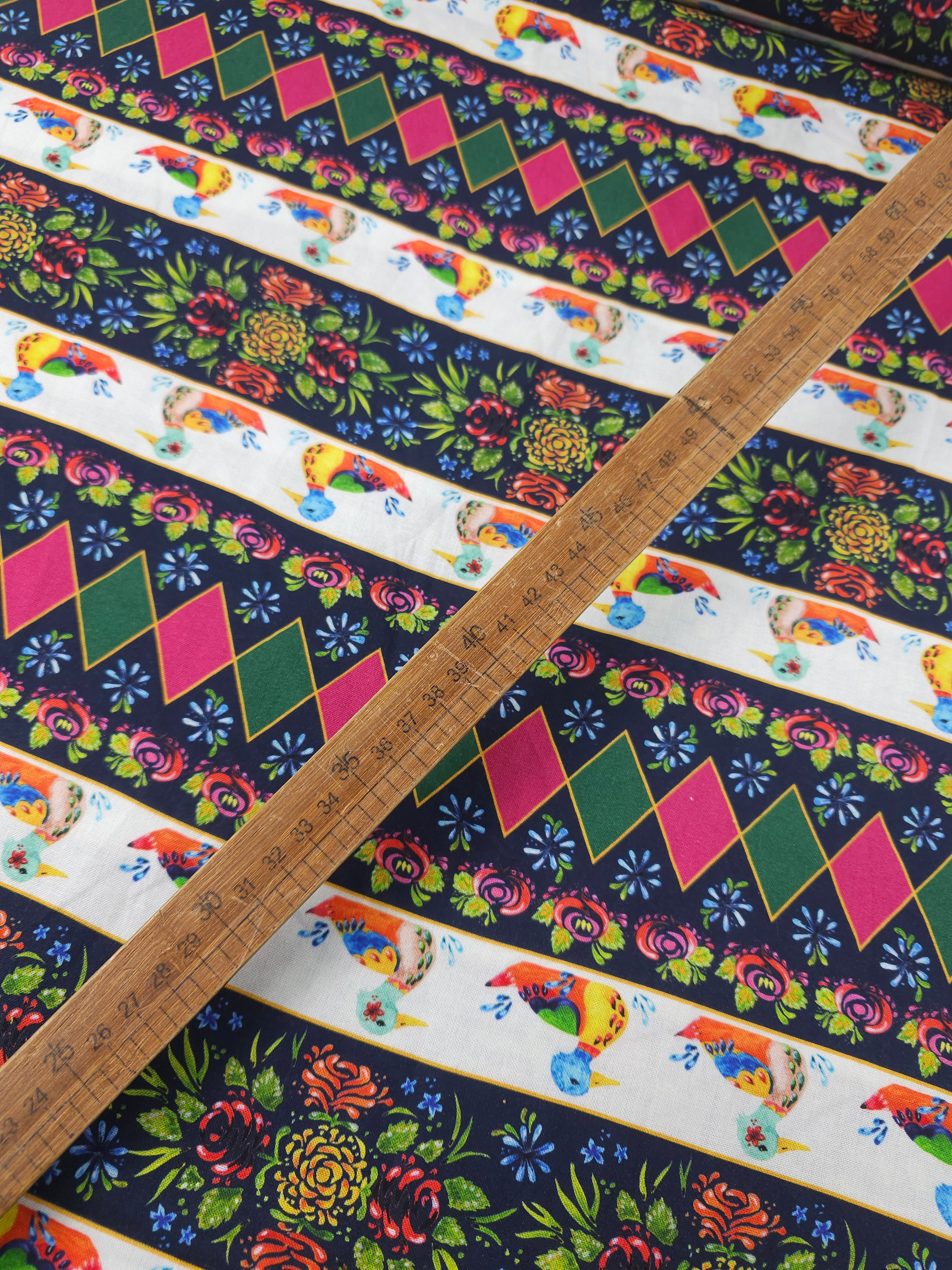 Duck Geometric Stripe 100% Cotton