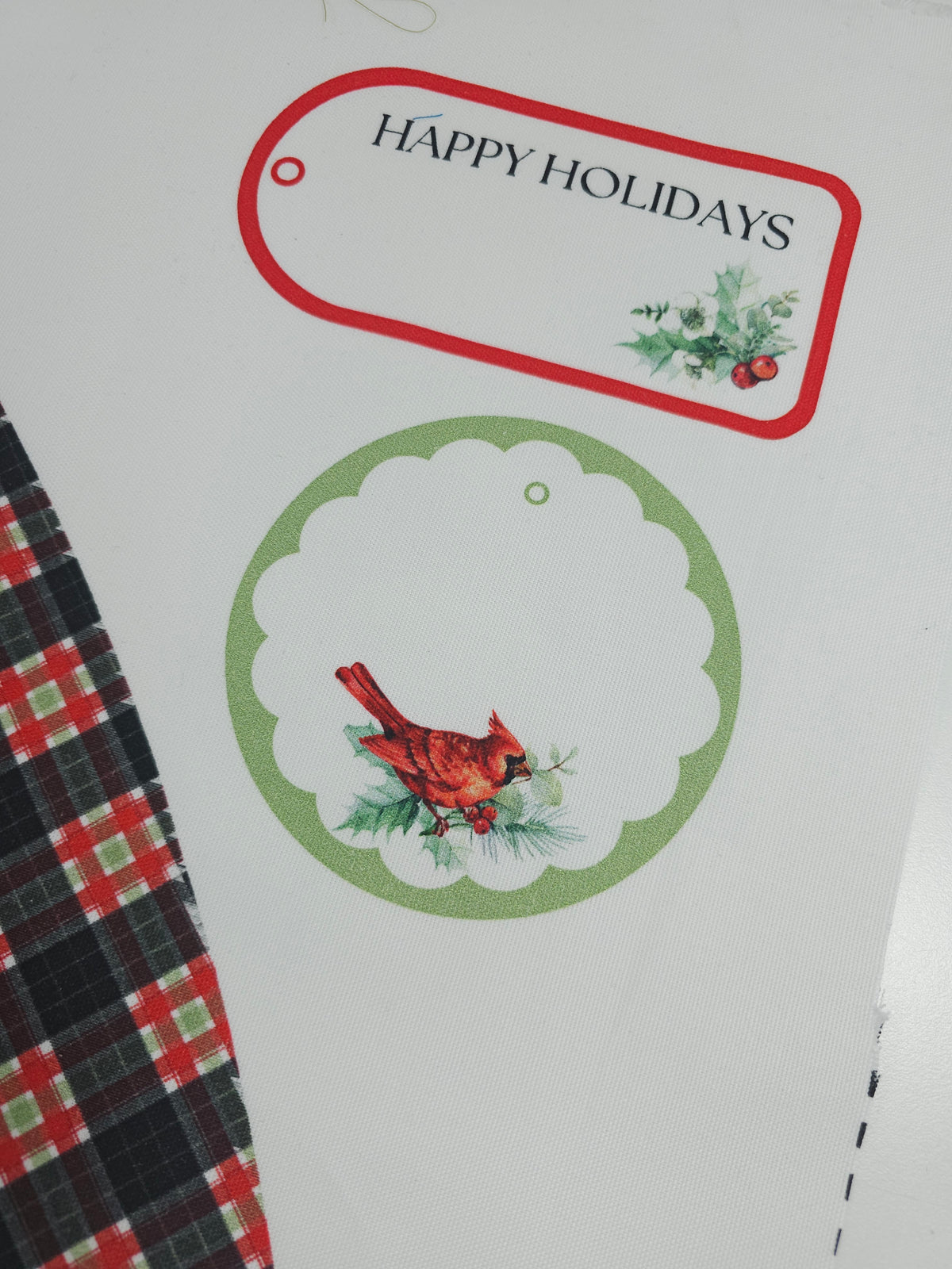 *SEW YOUR OWN* Christmas Tree Skirt Canvas Cotton