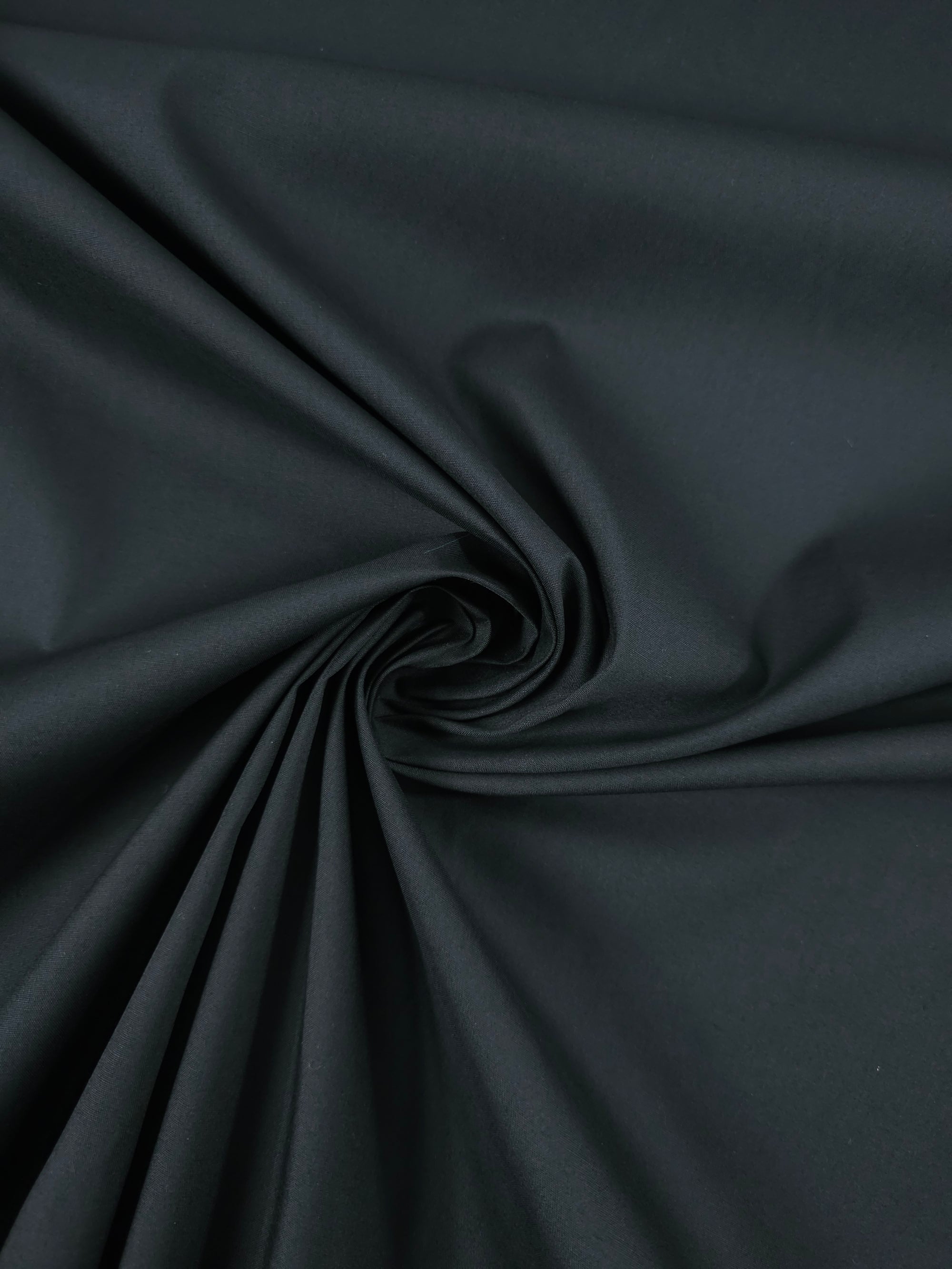 Black Poly Cotton