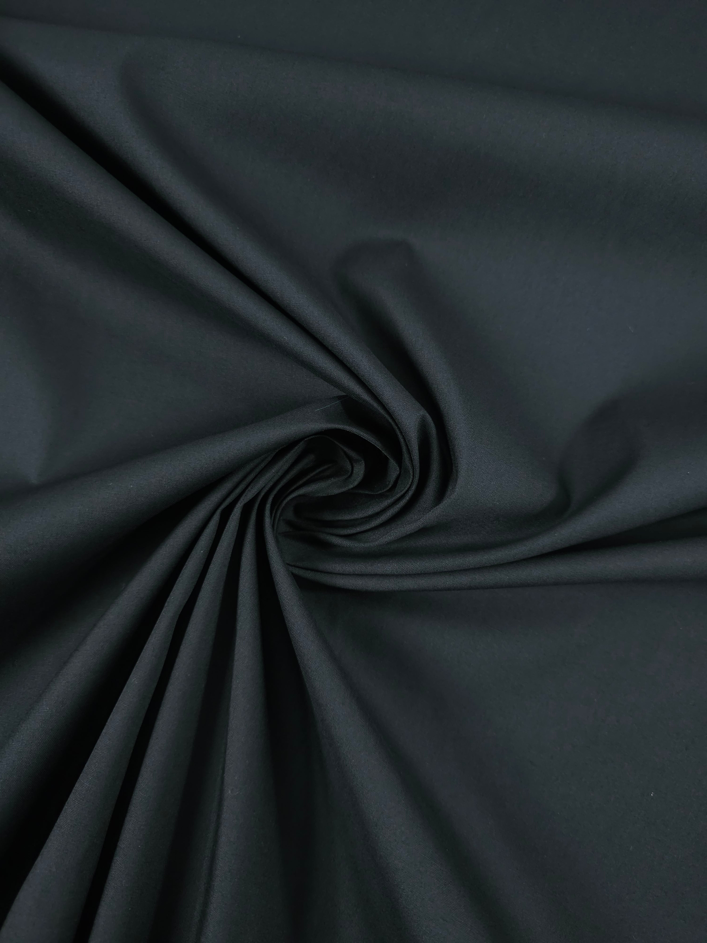 Black Poly Cotton
