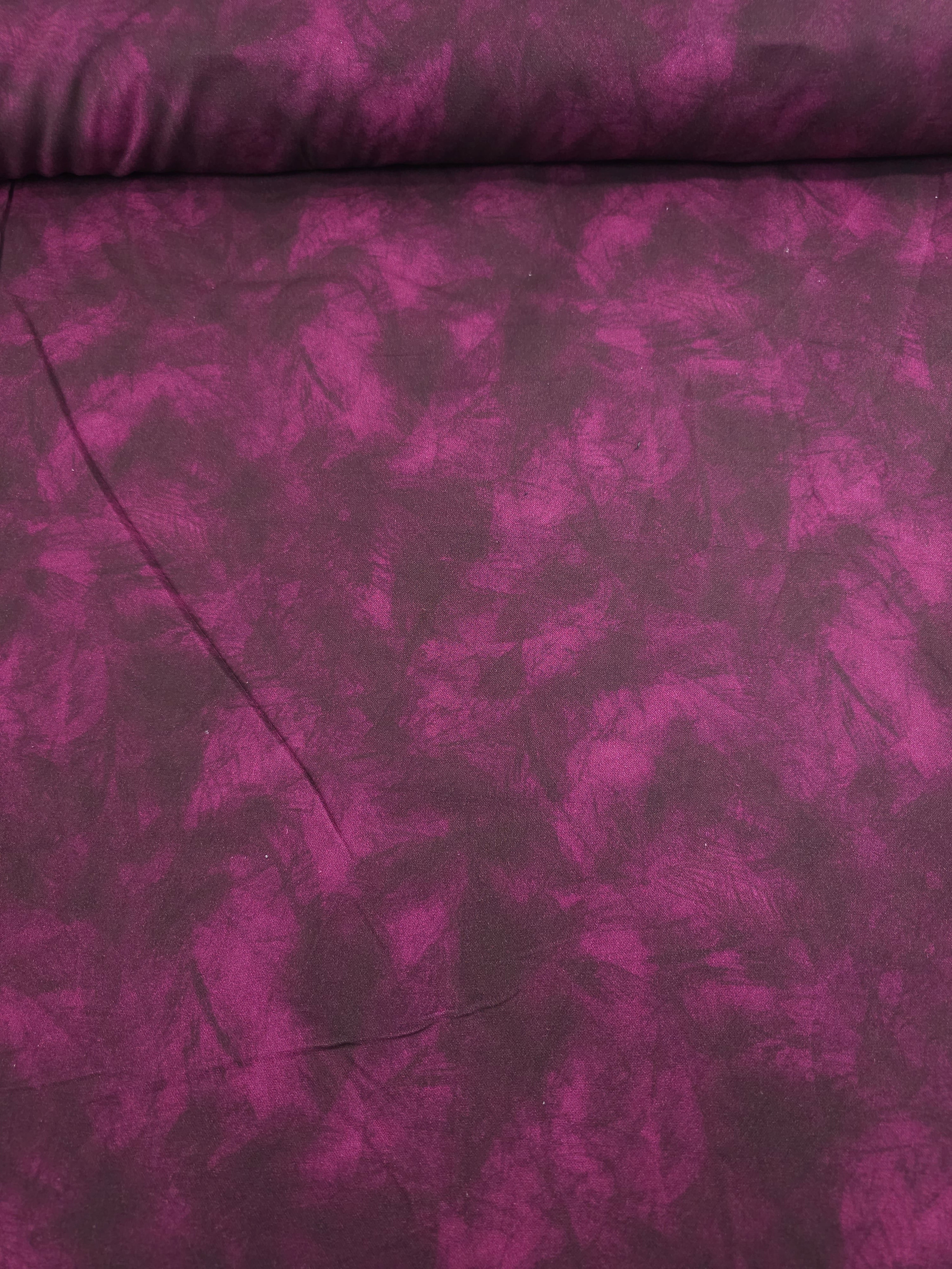 Plum Brushstroke Etchings 100% Cotton 118" *EXTRA WIDE*