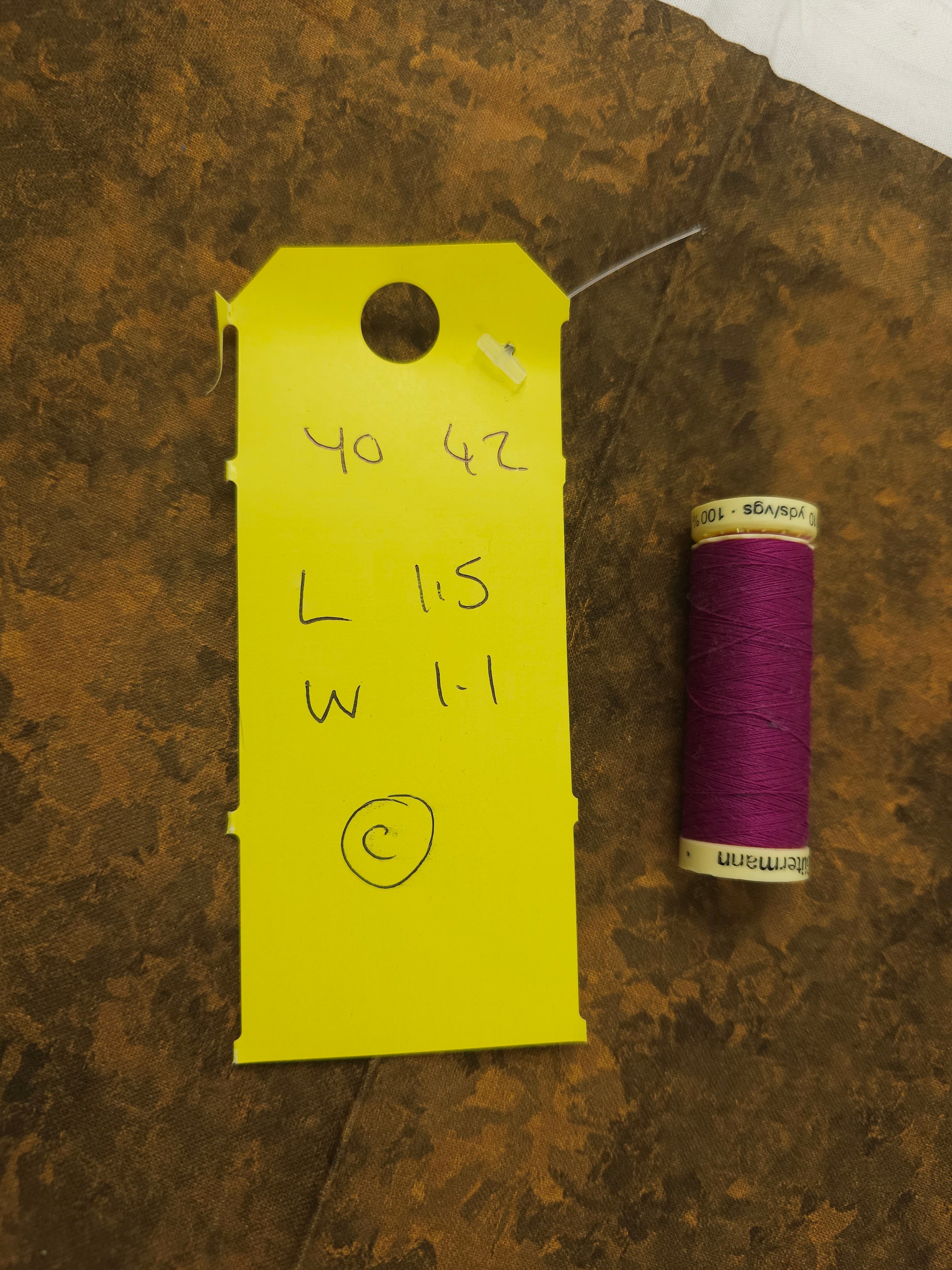 Brown spludge Cotton- 1.5m piece