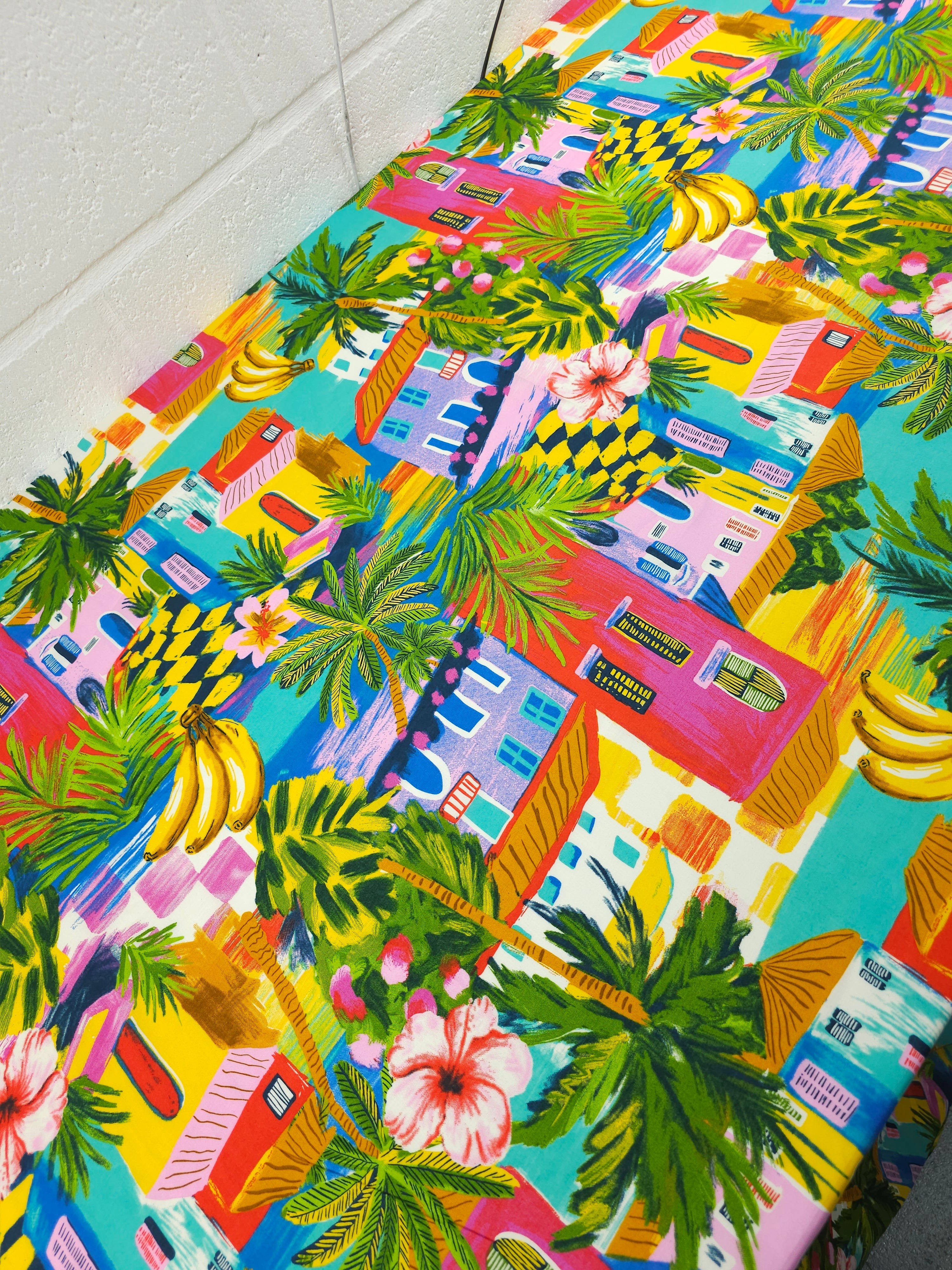 Exotic Cuba Cabana Cambric Cotton