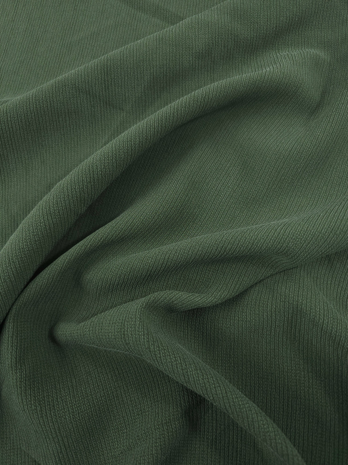 Green Sandwashed Textured Cupro Nylon