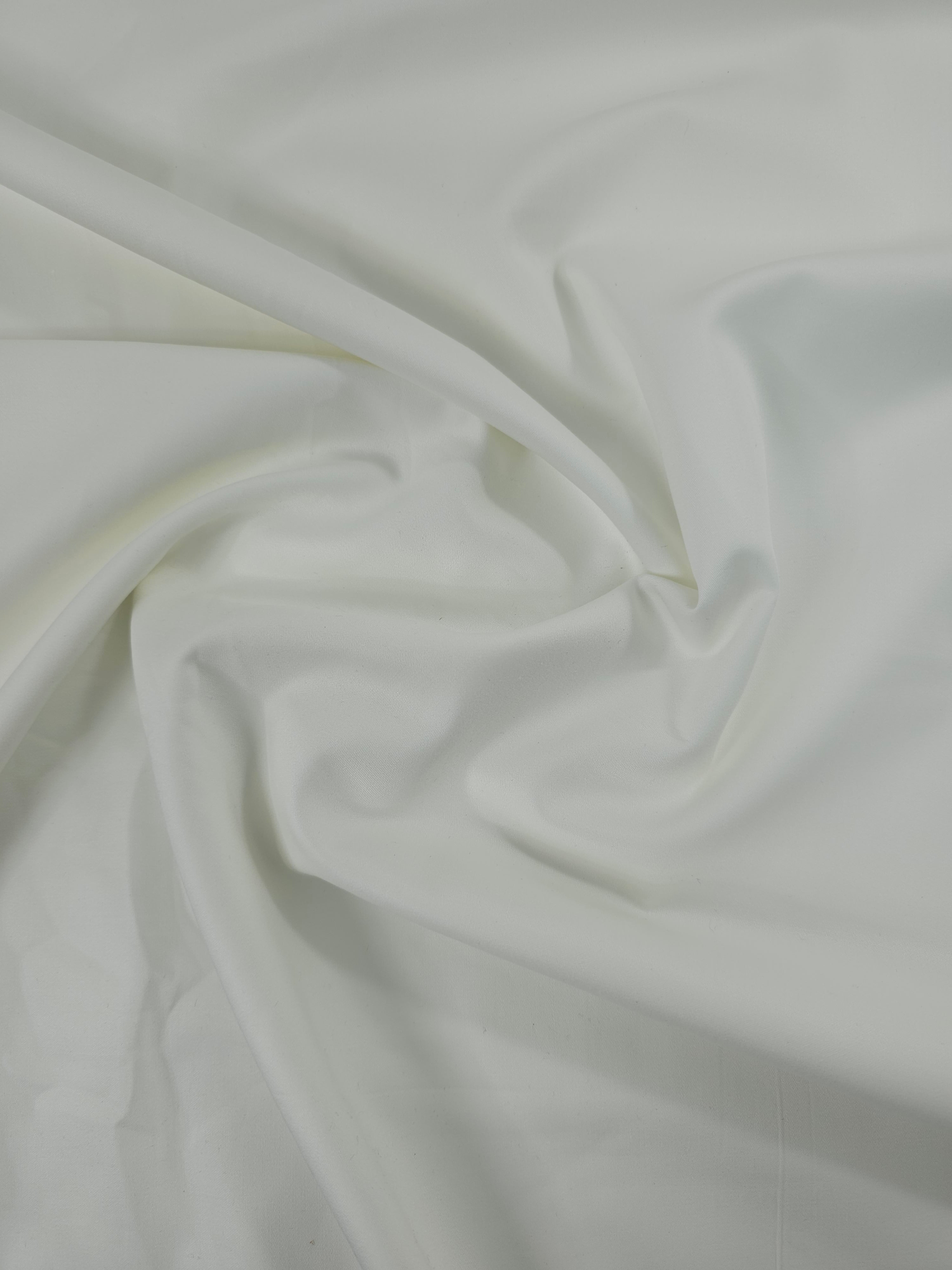 White Cotton Sateen 106" *EXTRA WIDE*