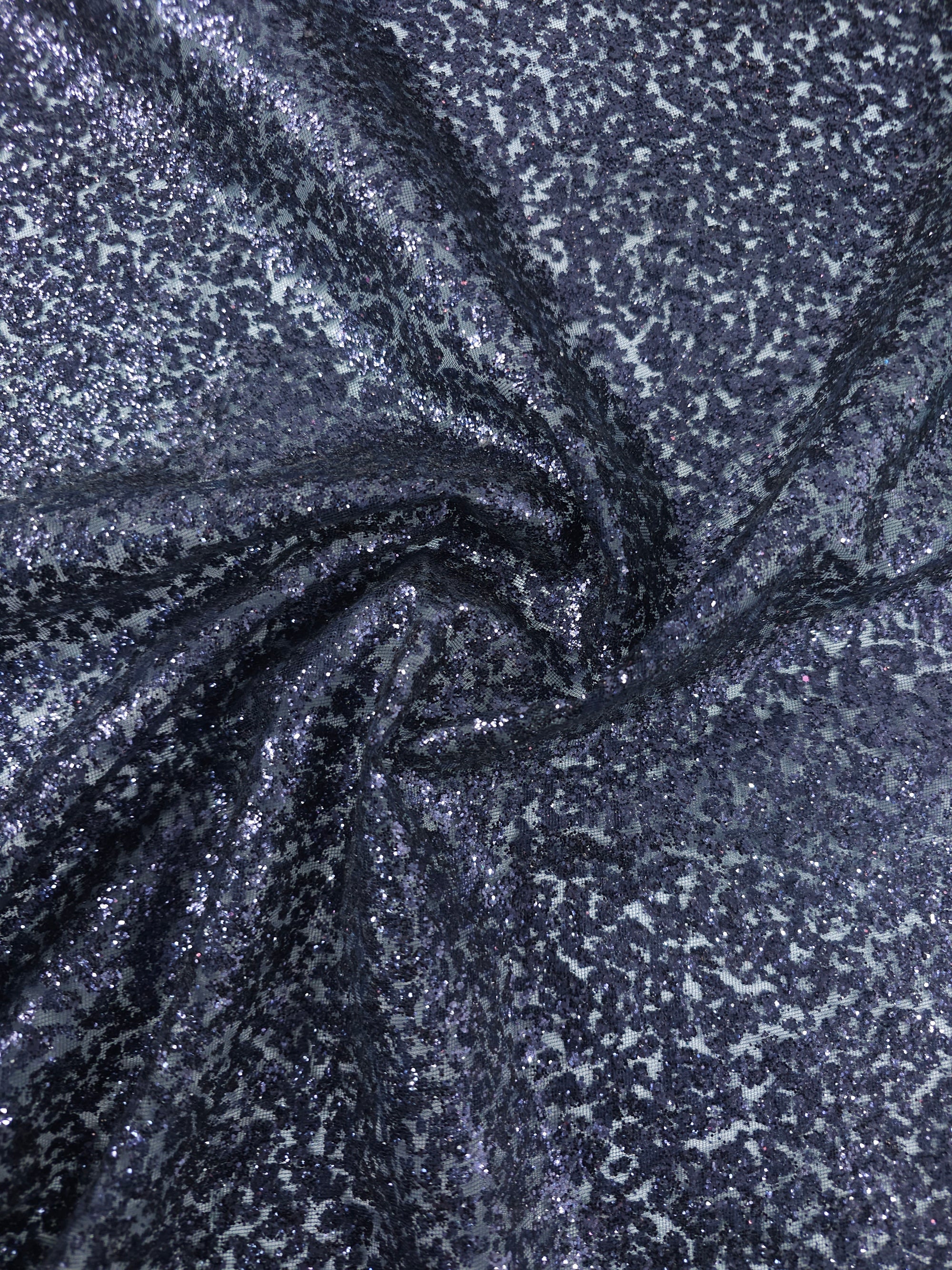 Indigo Navy Glitter Net