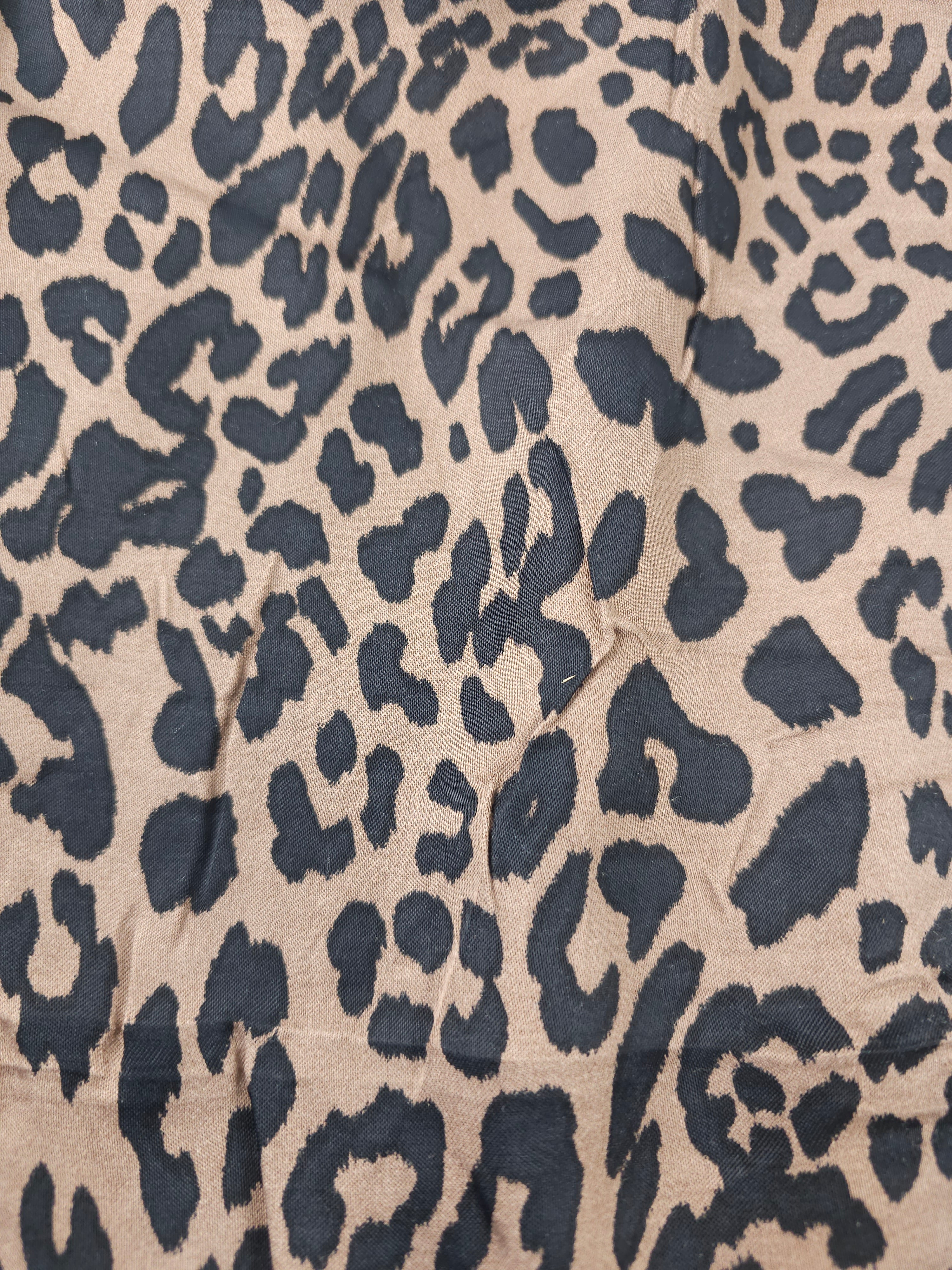 Light cheetah Viscose sateen- 5m piece