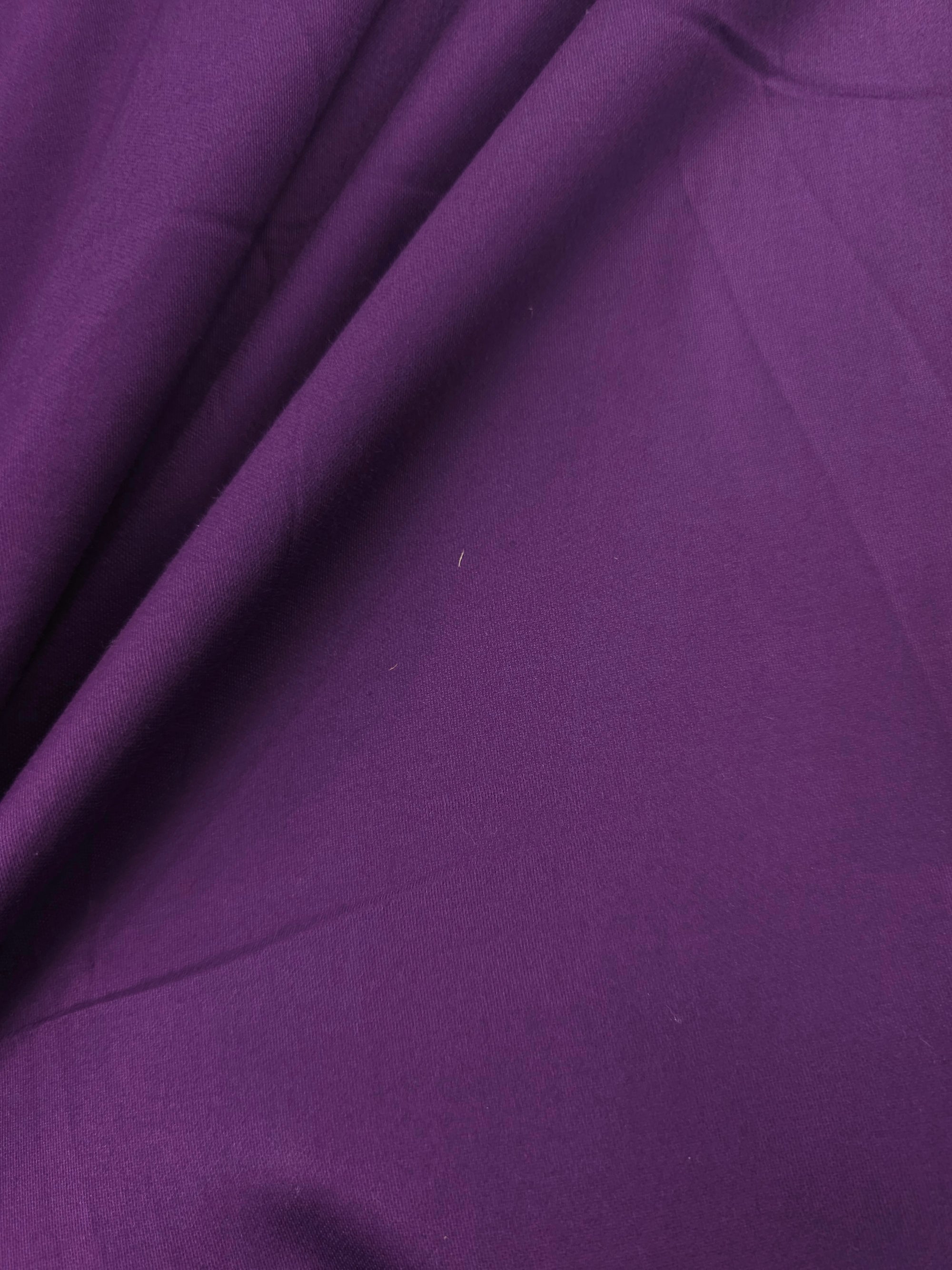 Midnight Purple Cotton Sateen 110" *EXTRA WIDE*