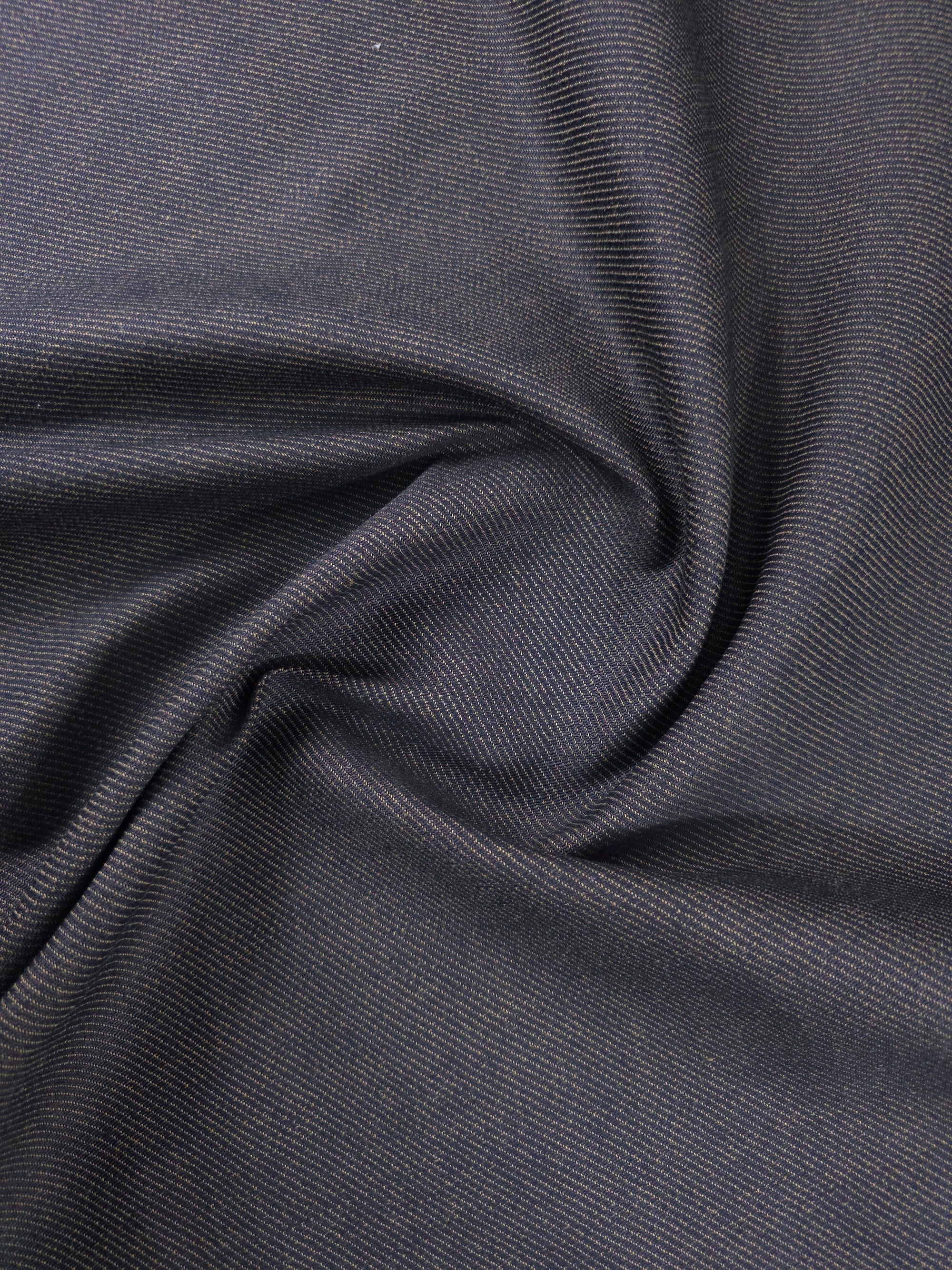 Bark Brown Twill Denim