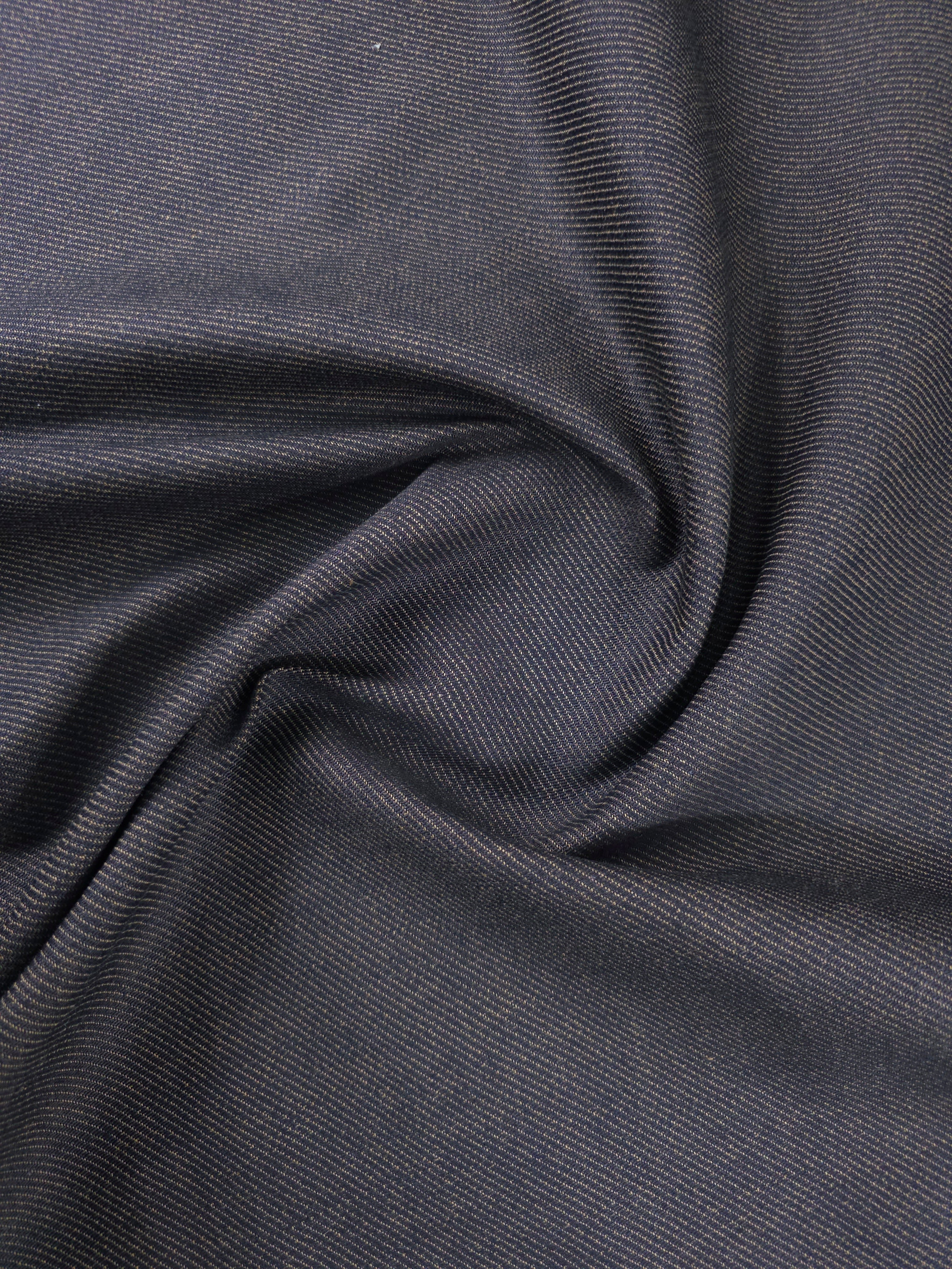 Bark Brown Twill Denim